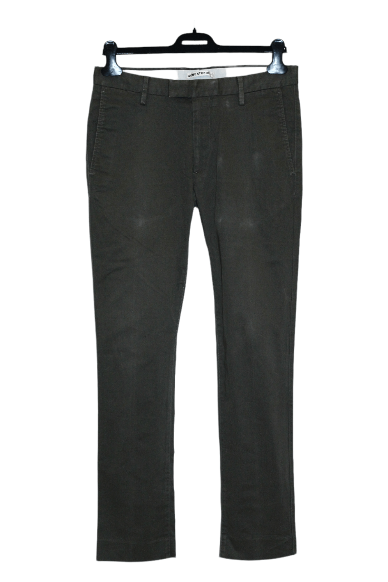 Acne Studios Acne Studios Max Satin Cotton Washed Slim Fit Pants Size US 32 / EU 48 - 1 Thumbnail