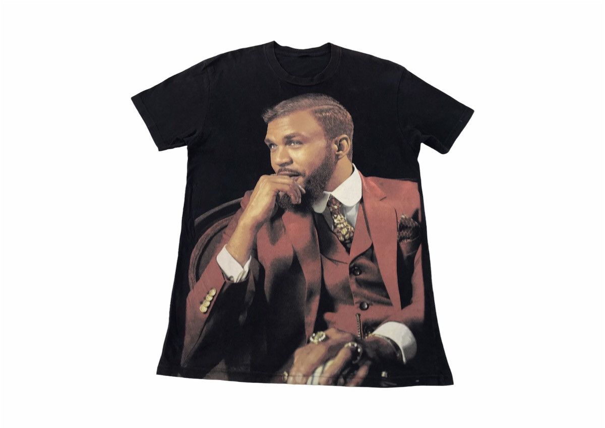 image of Rap Tees x Vintage Jidenna ‘Yoga’ Rapper Hiphop Big Graphic Screen Tee in Black, Men's (Size Small)