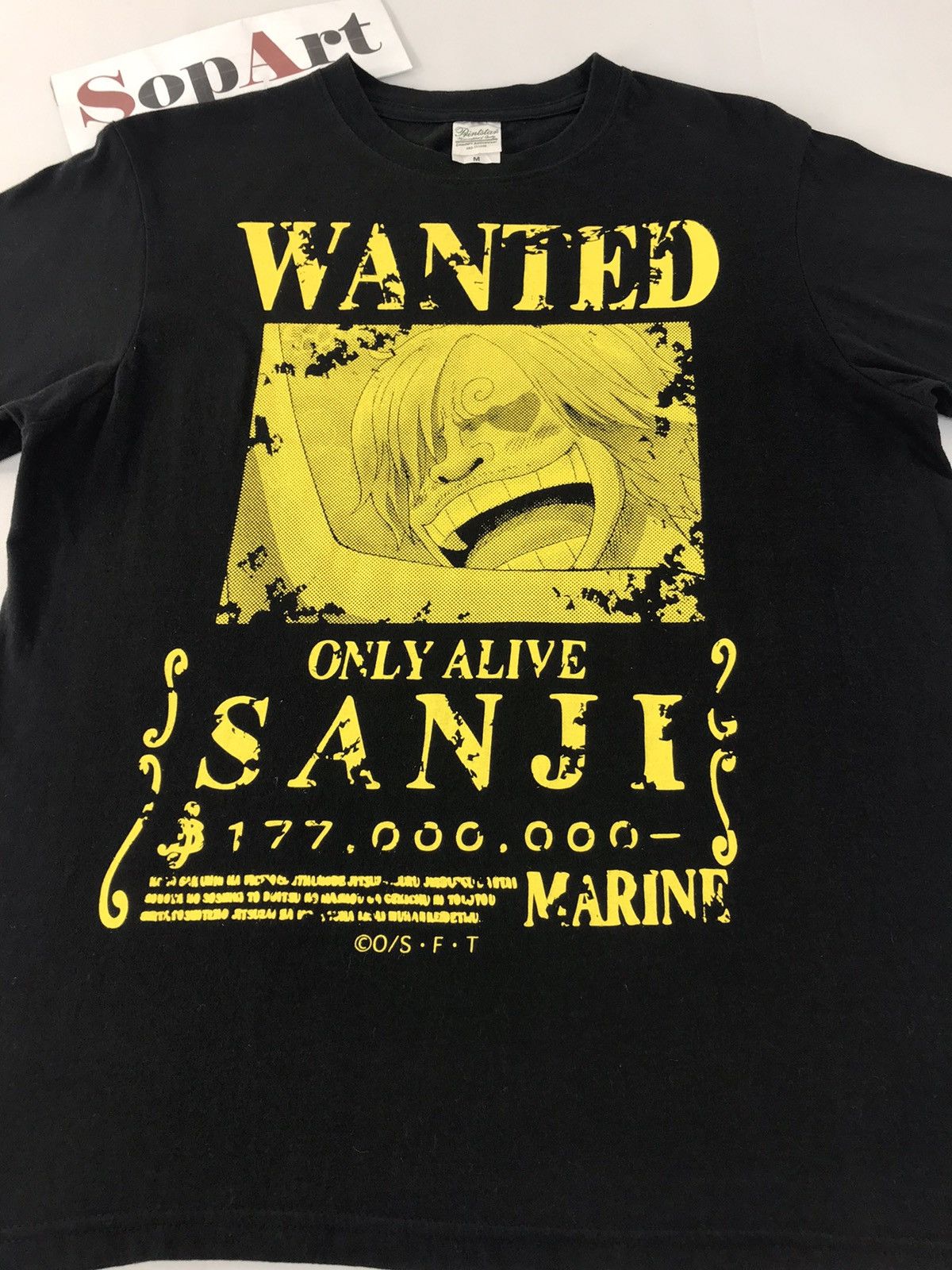 Anime Wanted Only Alive Sanji Tee Size US M / EU 48-50 / 2 - 3 Thumbnail