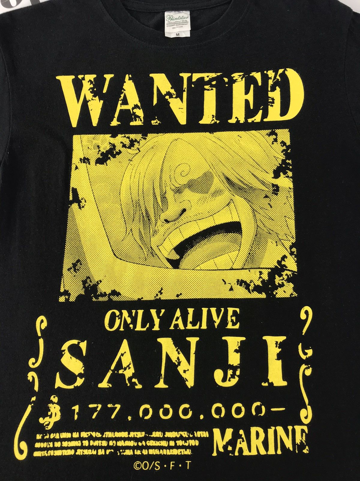 Anime Wanted Only Alive Sanji Tee Size US M / EU 48-50 / 2 - 4 Thumbnail