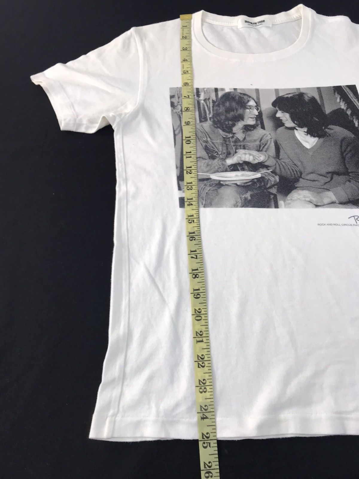 Band Tees × The Rolling Stones × United Arrows Monkey Time The Beatles Rolling Stones Photo Box Unisex Tee Size US S / EU 44-46 / 1 - 8 Thumbnail