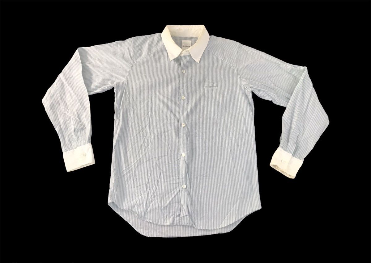 Japanese Brand Revolver Shirt Double Pocket Striped inspired Designer Size US M / EU 48-50 / 2 - 1 Thumbnail