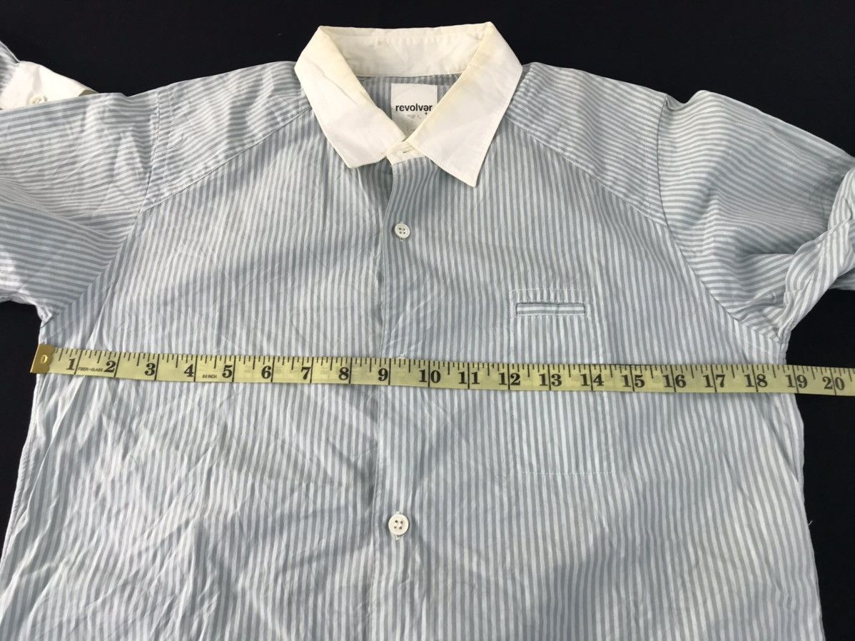 Japanese Brand Revolver Shirt Double Pocket Striped inspired Designer Size US M / EU 48-50 / 2 - 9 Thumbnail