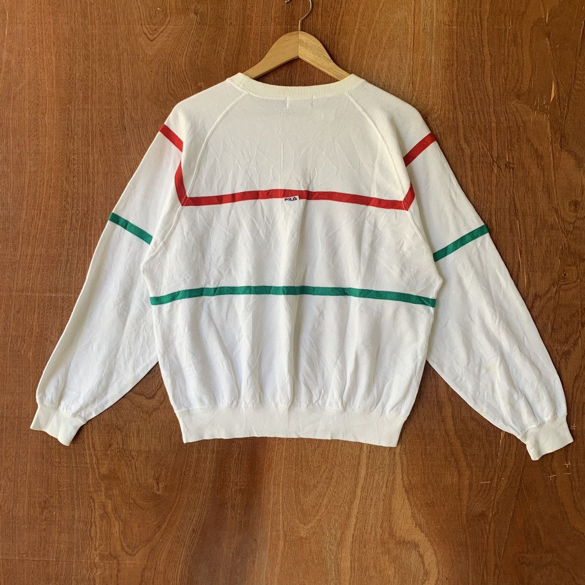 Fila × Vintage Vintage FiLA ITALIA Big Logo Sweatshirt Fits Size M L Size US L / EU 52-54 / 3 - 4 Thumbnail