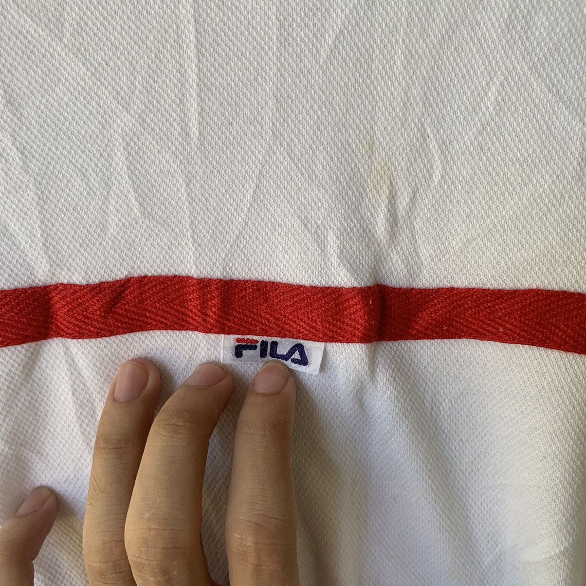 Fila × Vintage Vintage FiLA ITALIA Big Logo Sweatshirt Fits Size M L Size US L / EU 52-54 / 3 - 5 Thumbnail