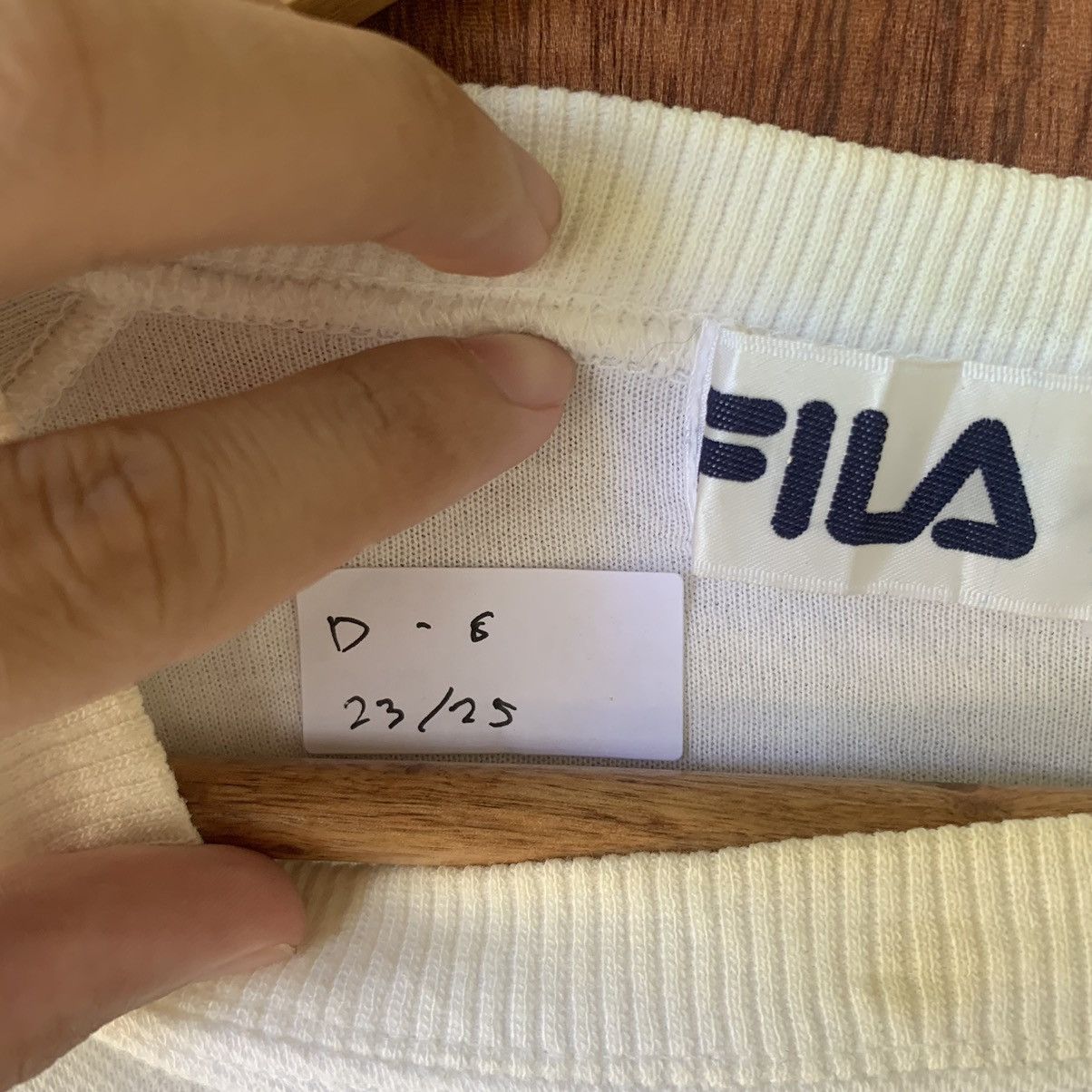 Fila × Vintage Vintage FiLA ITALIA Big Logo Sweatshirt Fits Size M L Size US L / EU 52-54 / 3 - 9 Thumbnail