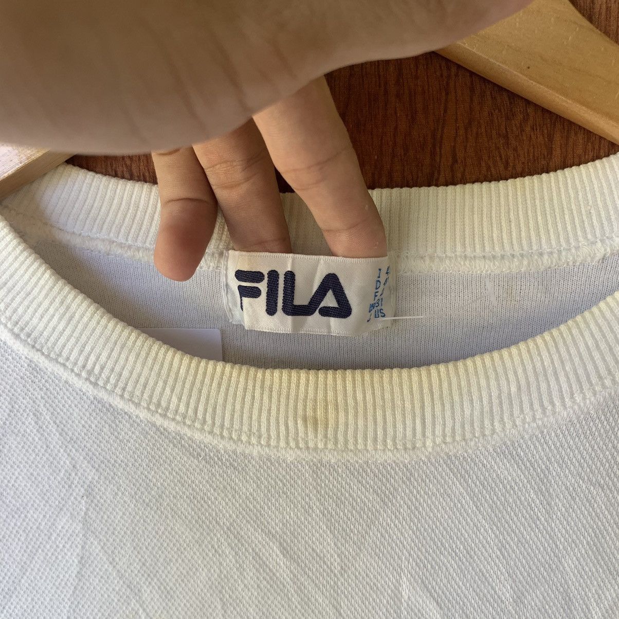 Fila × Vintage Vintage FiLA ITALIA Big Logo Sweatshirt Fits Size M L Size US L / EU 52-54 / 3 - 10 Thumbnail