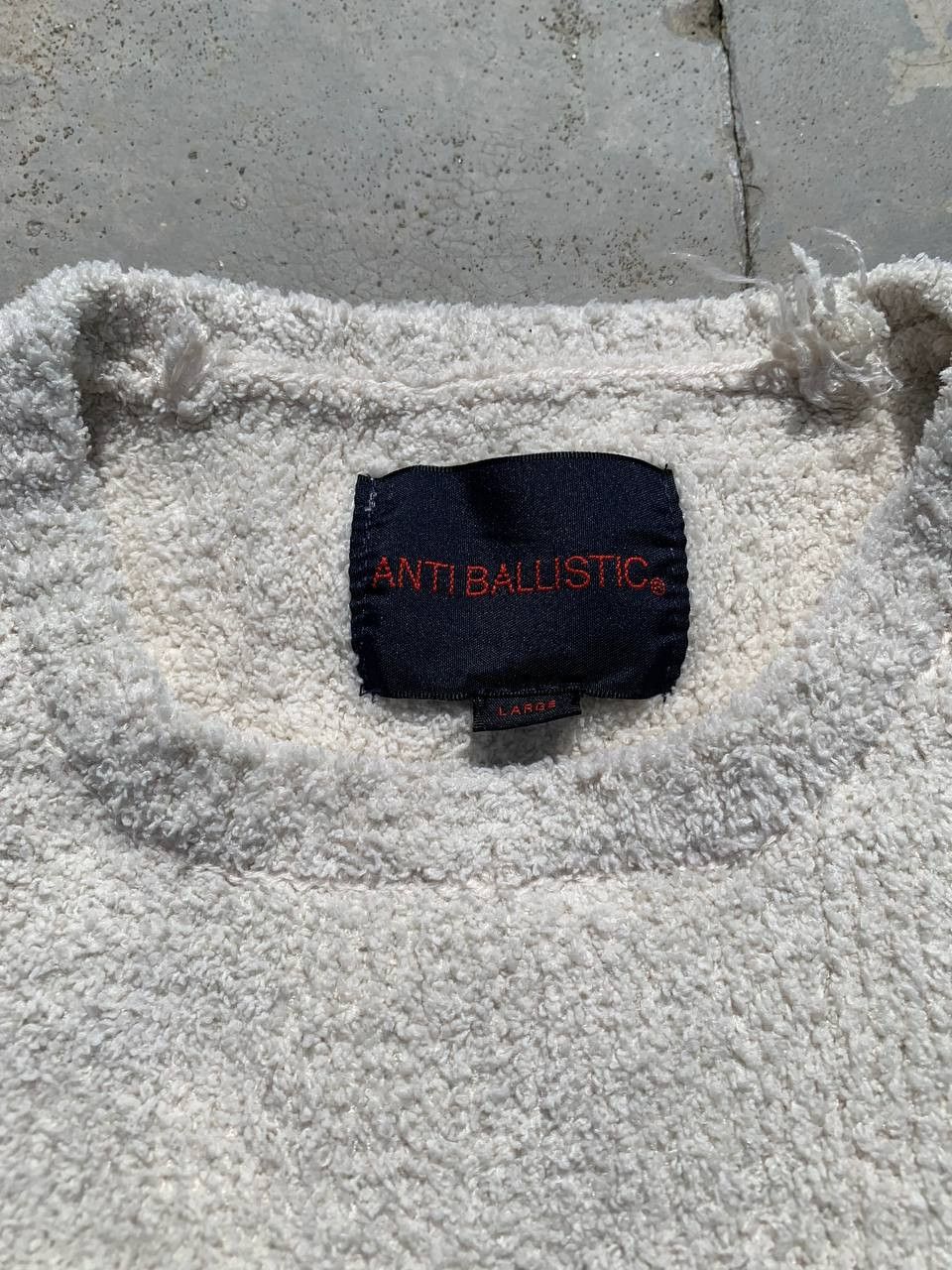 Japanese Brand Anti Ballistic Terry Fleece Plush Wave Logo Sweater Size US S / EU 44-46 / 1 - 4 Thumbnail