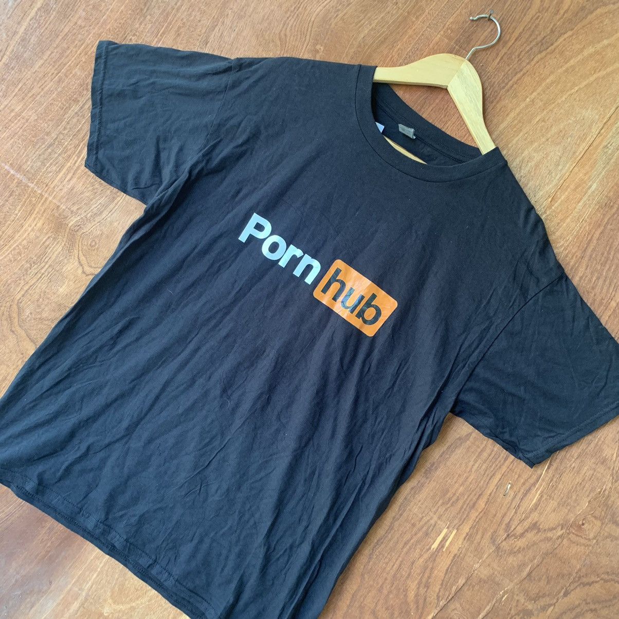 Hook-Ups Vintage PORNHUB promo tee fits M L Size US L / EU 52-54 / 3 - 3 Thumbnail