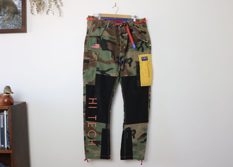 Polo hi tech outlet camo cargo pants