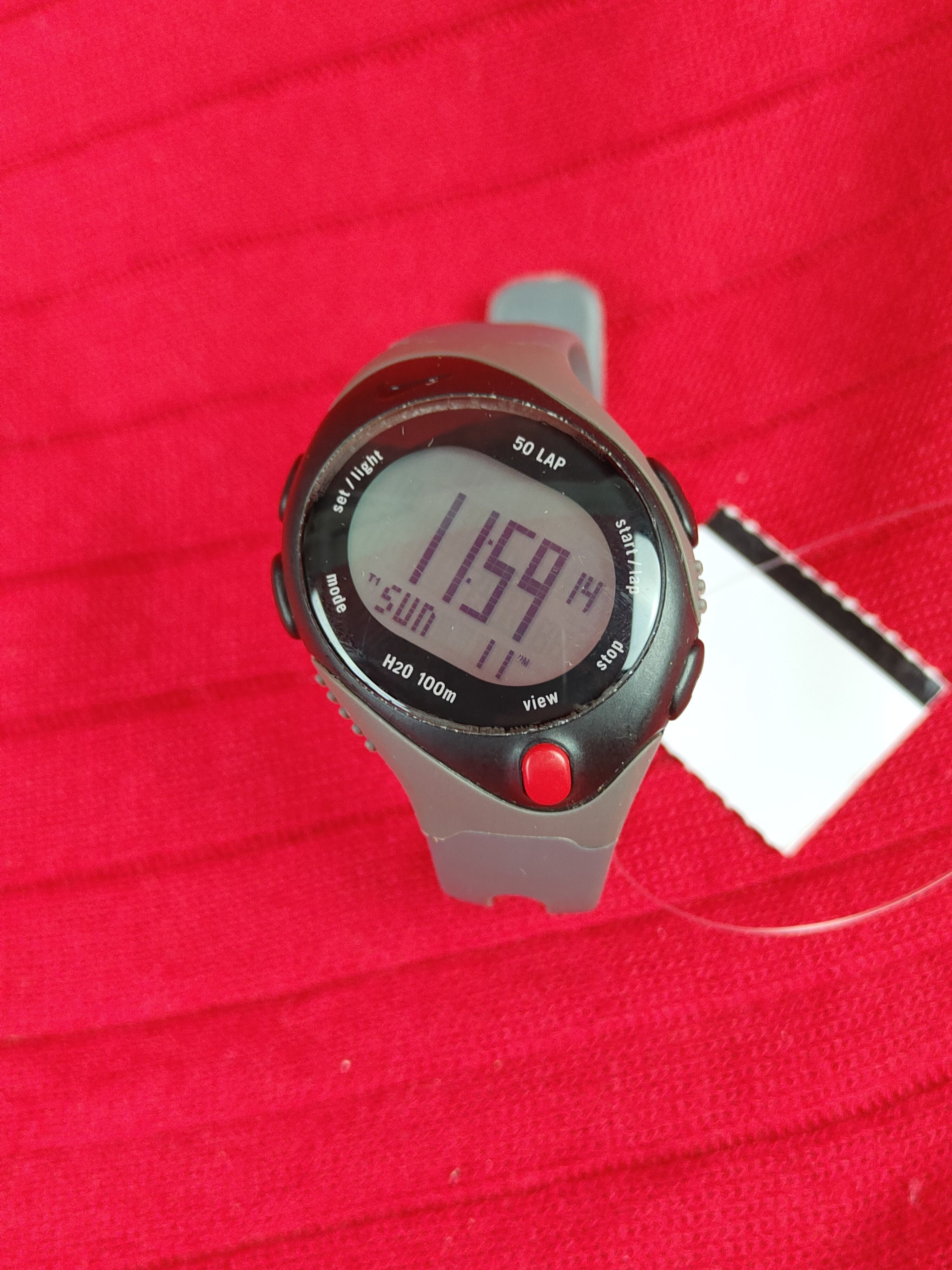 Dl Nike Bowerman H2O Digital Vintage Sports Watch J027S, Men's