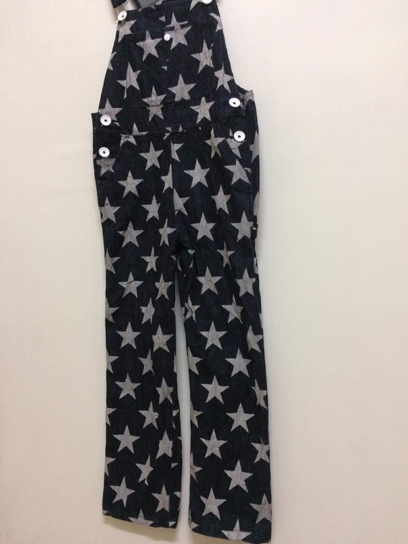 Japanese Brand JAPAN BRAND STAR OVERPRINT OVERALLS DESIGN BY CO & LO Size US 34 / EU 50 - 3 Thumbnail