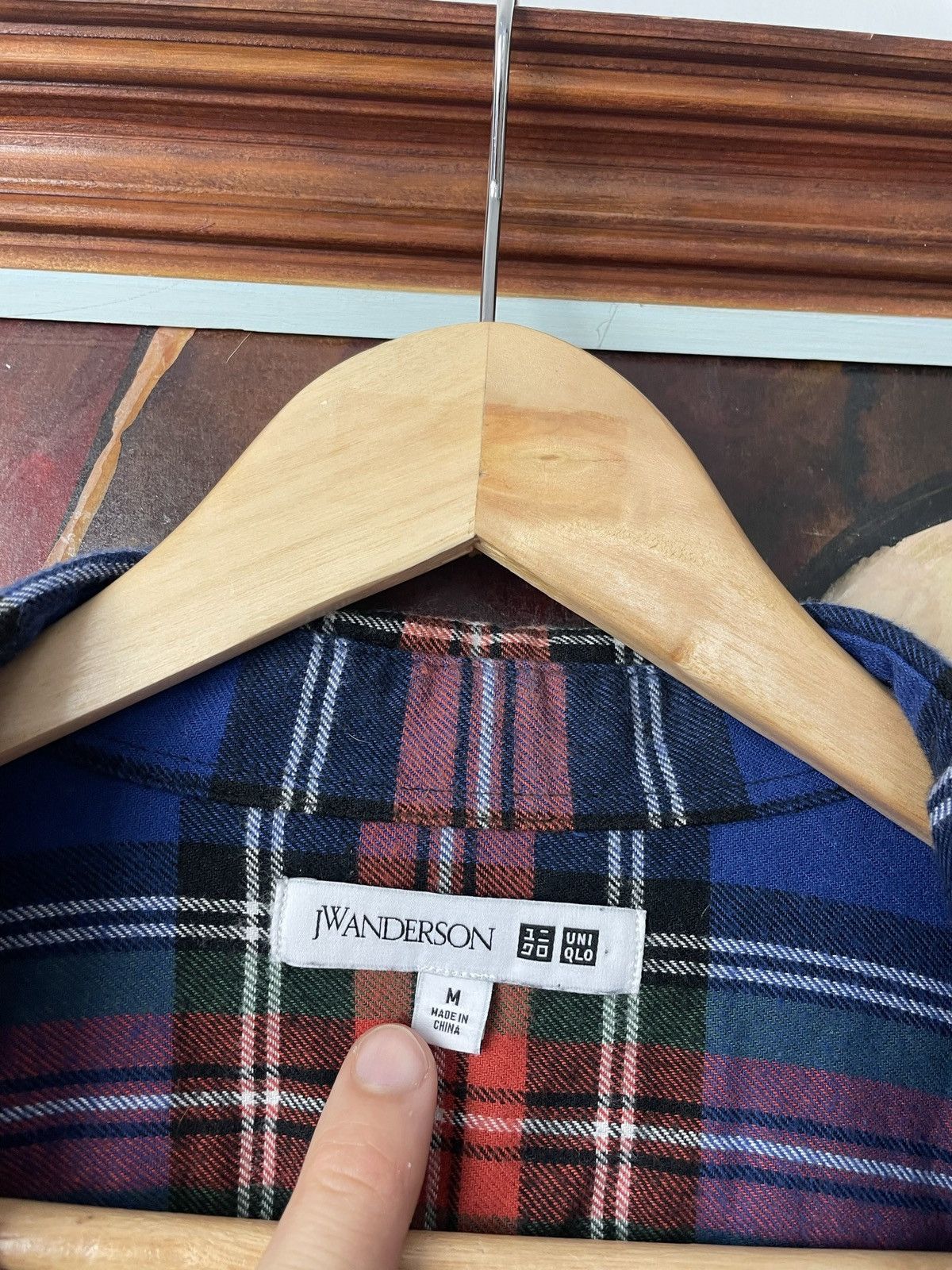 Uniqlo J.W. Anderson X Uniqlo Flannel Button Up Shirt Rare Designer Size US M / EU 48-50 / 2 - 5 Thumbnail