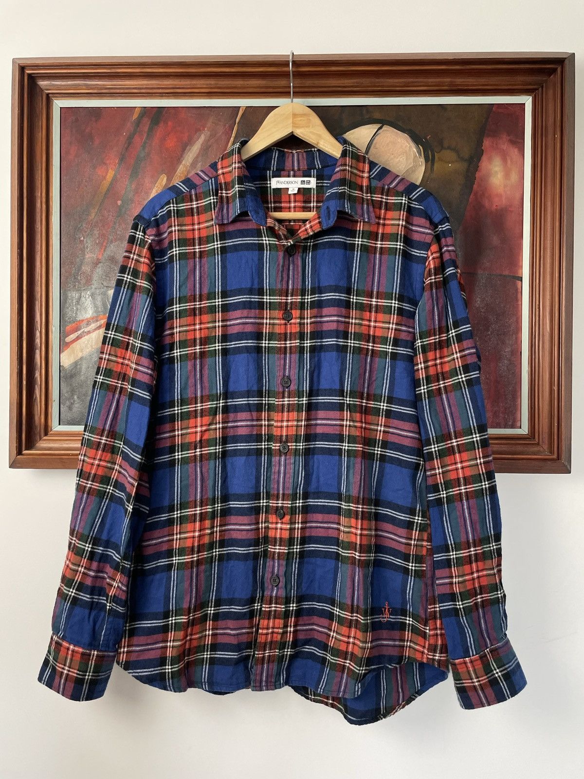 Uniqlo J.W. Anderson X Uniqlo Flannel Button Up Shirt Rare Designer Size US M / EU 48-50 / 2 - 1 Thumbnail