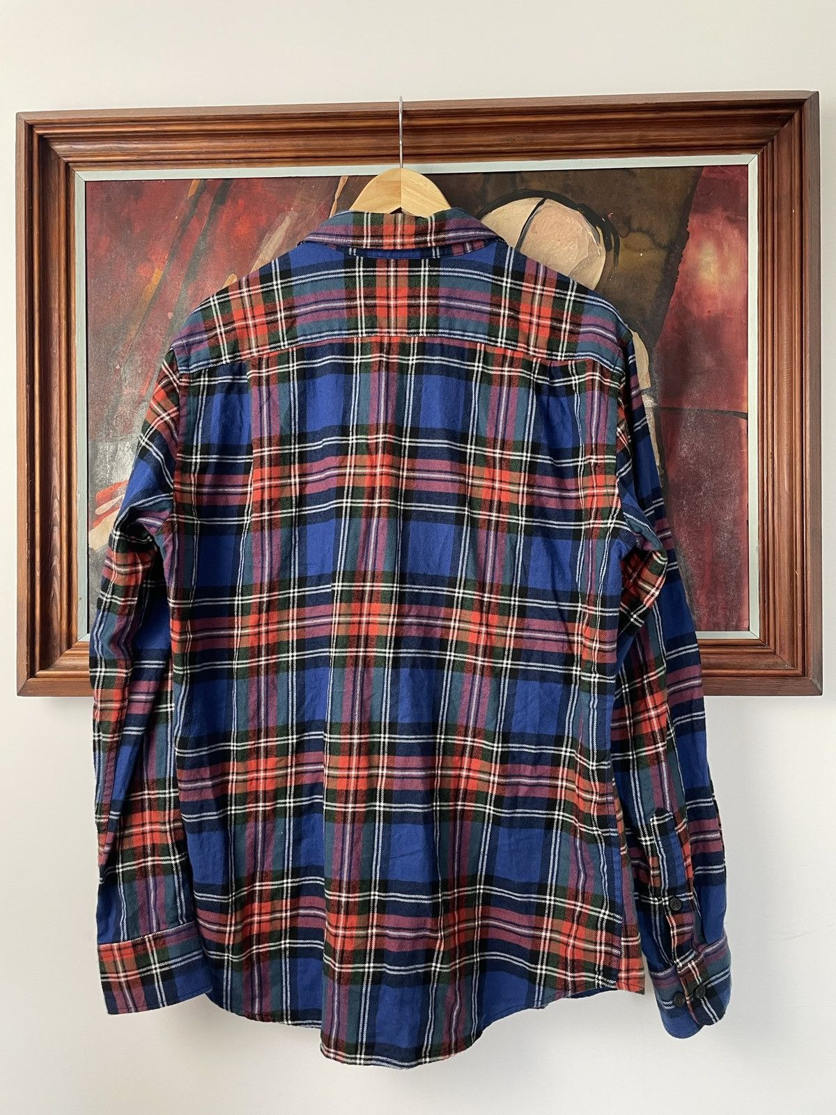 Uniqlo J.W. Anderson X Uniqlo Flannel Button Up Shirt Rare Designer Size US M / EU 48-50 / 2 - 3 Thumbnail