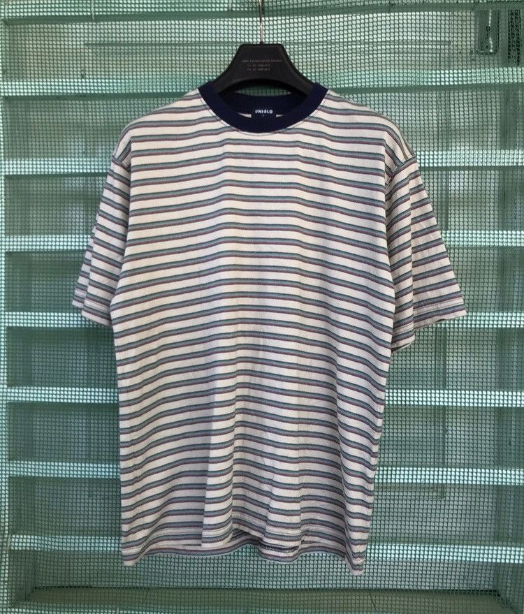 Uniqlo Vintage Uniqlo Stripes Tshirt kurt Kobain Style Size US L / EU 52-54 / 3 - 1 Thumbnail