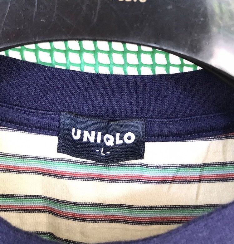 Uniqlo Vintage Uniqlo Stripes Tshirt kurt Kobain Style Size US L / EU 52-54 / 3 - 3 Thumbnail