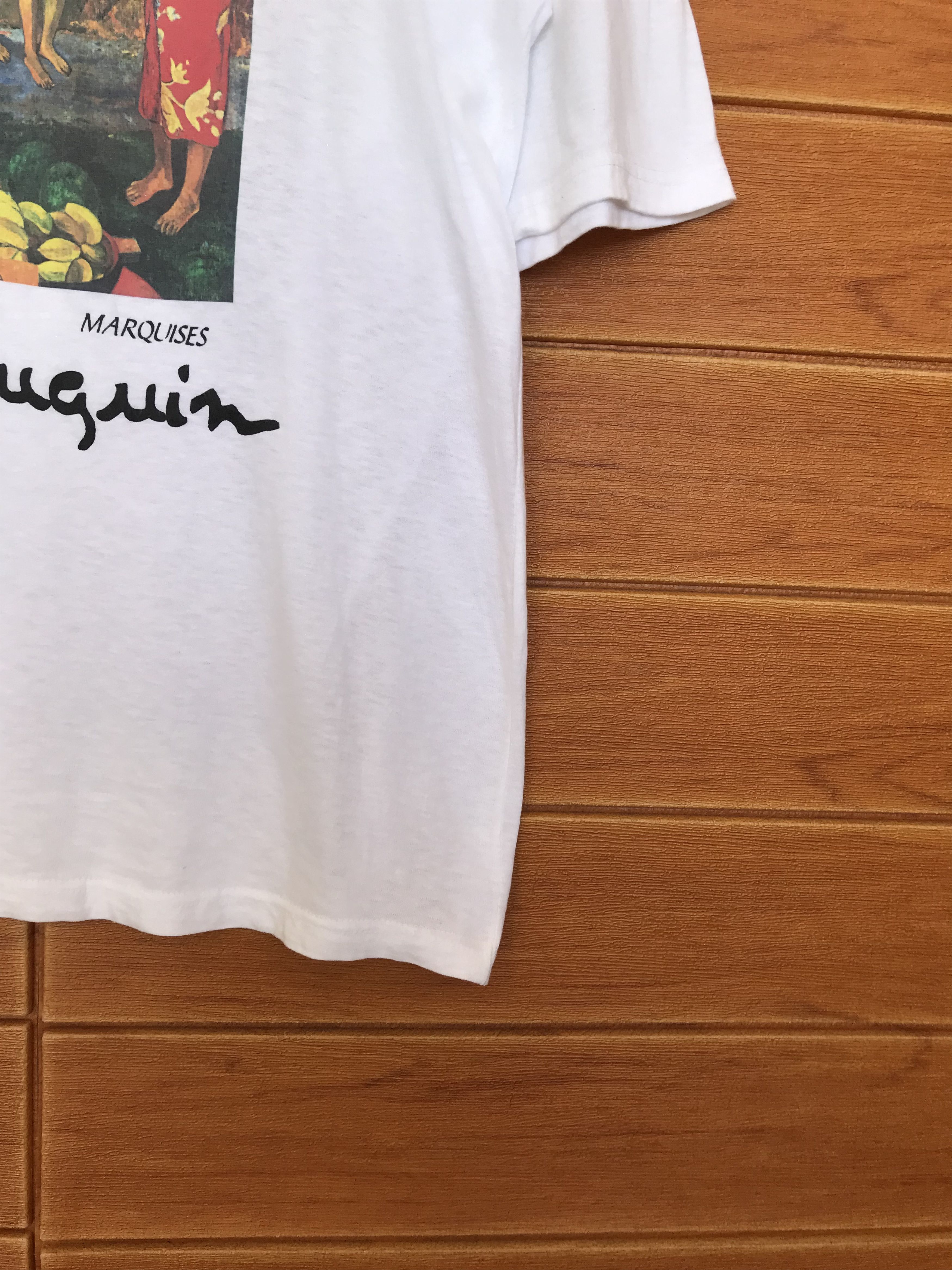 Vintage Vintage 90s Art Paul Gauguin Tahiti Marquises T-Shirt Size US L / EU 52-54 / 3 - 7 Thumbnail