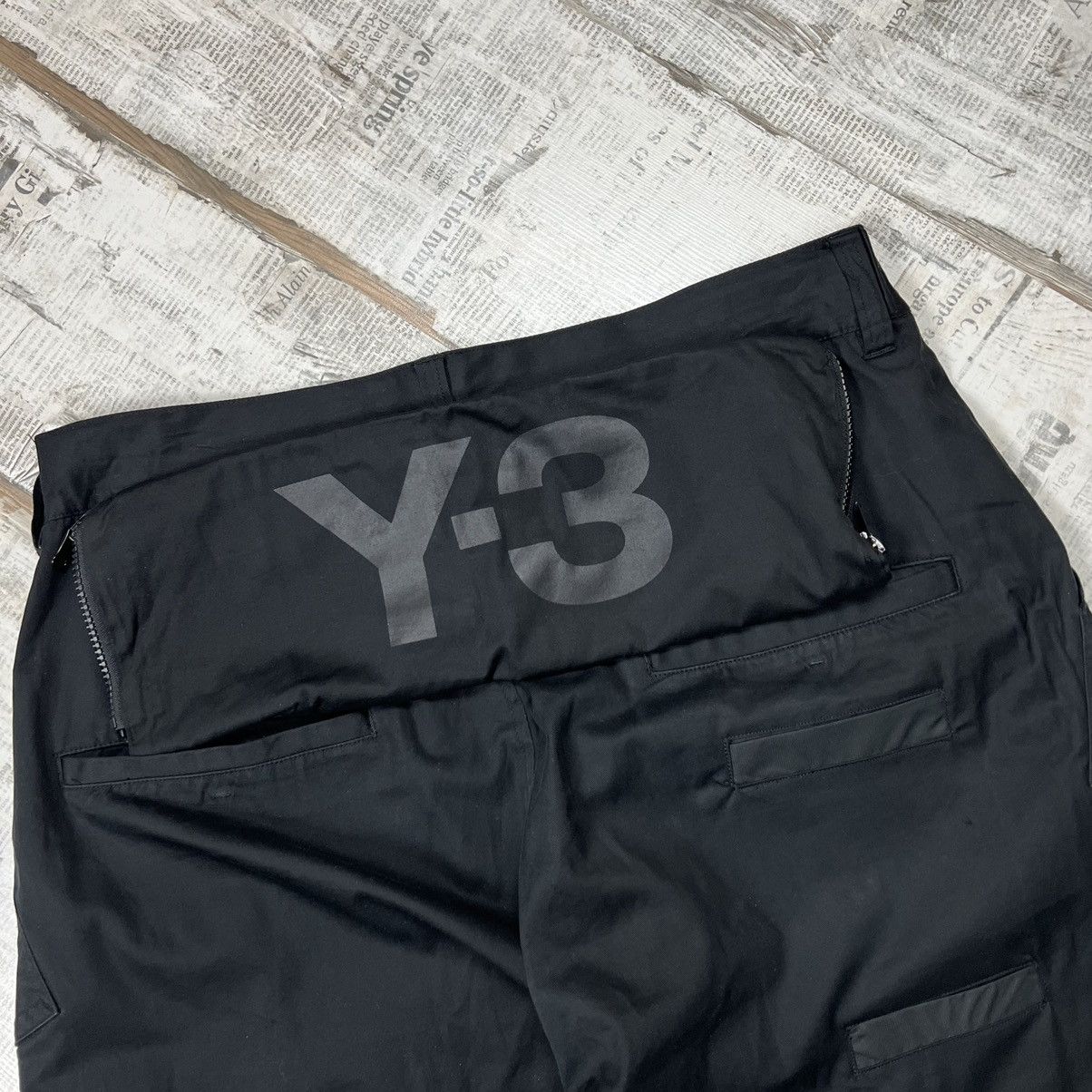 Y-3 × Yohji Yamamoto Y-3 multipocket pants Size US 33 - 2 Thumbnail