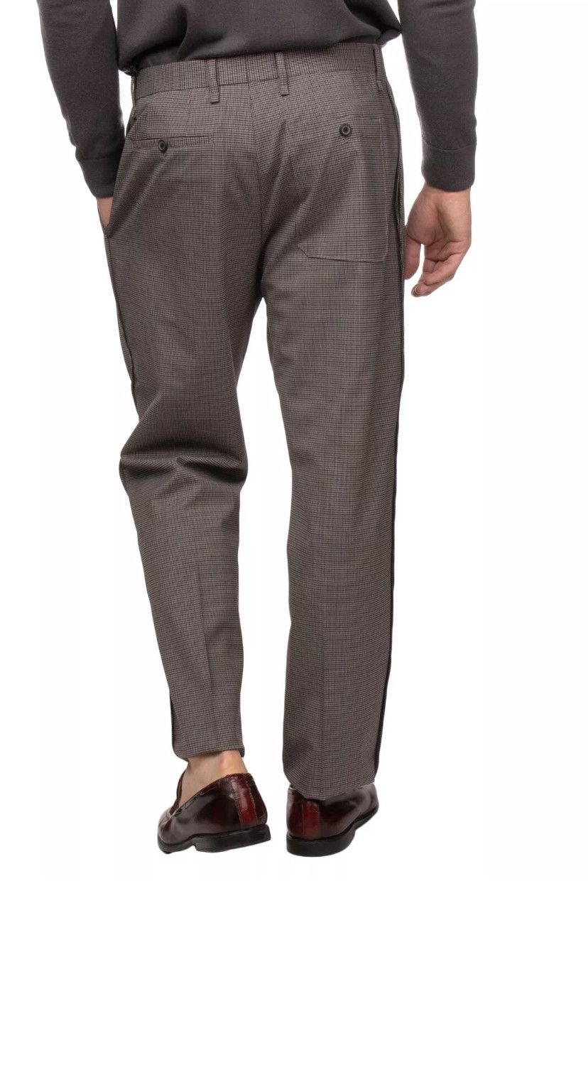 Lanvin NWT €515 checked, pleated trousers, IT50, Italy Size 40R - 3 Thumbnail