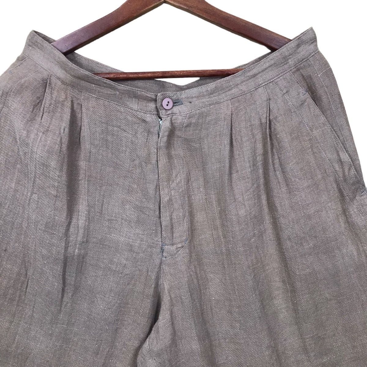Issey Miyake × Vintage Vintage Plantation Women Pants Size 32" / US 10 / IT 46 - 2 Thumbnail