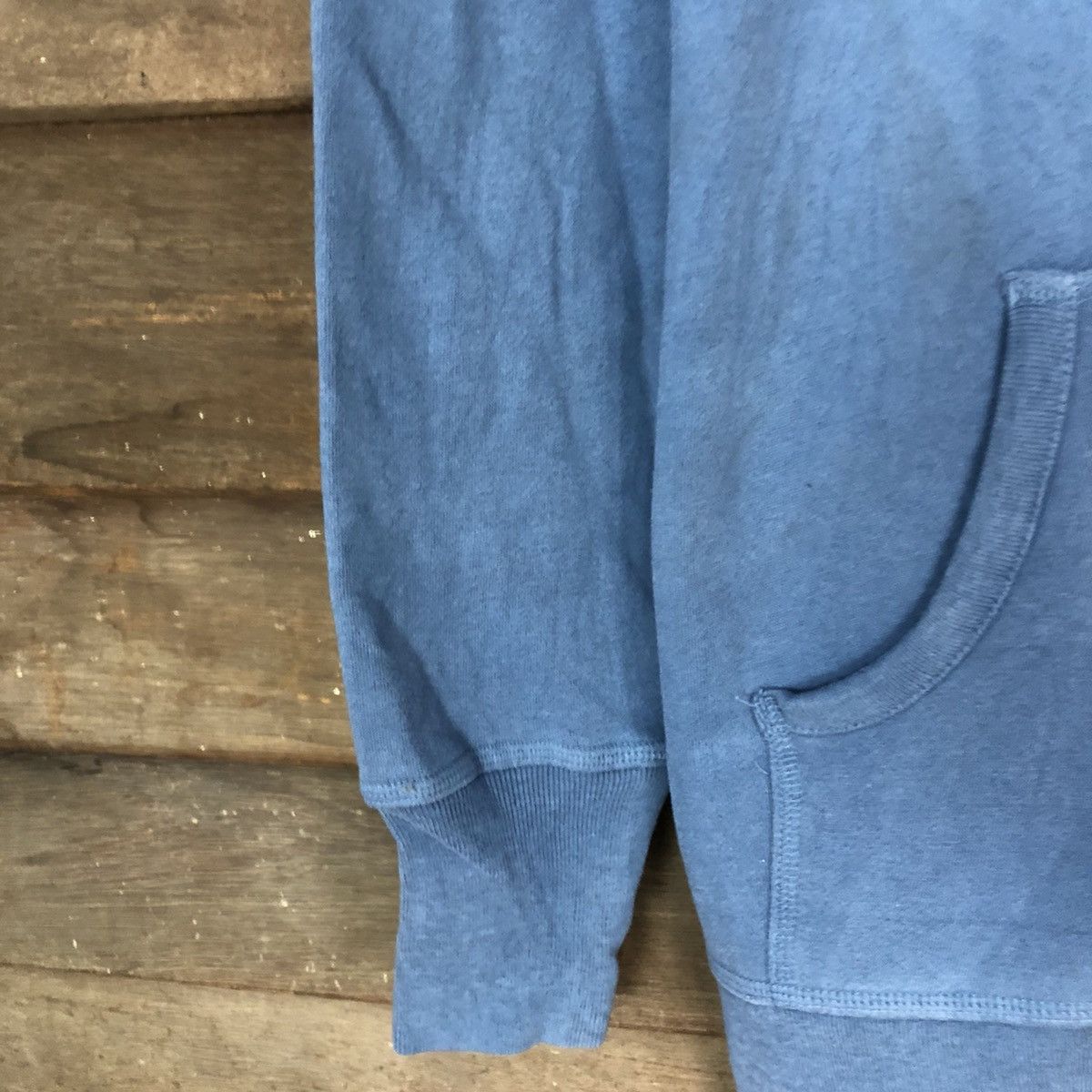 Adidas Adidas vintage big logo Blue Hoodies sweater #5629 Size US S / EU 44-46 / 1 - 6 Thumbnail