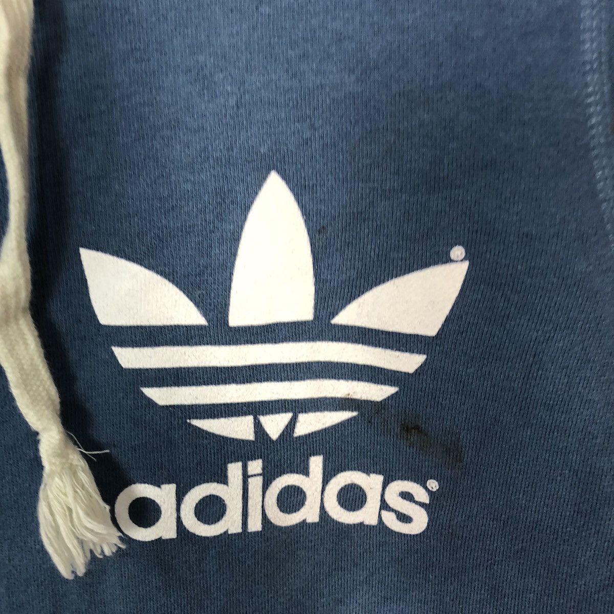 Adidas Adidas vintage big logo Blue Hoodies sweater #5629 Size US S / EU 44-46 / 1 - 10 Thumbnail