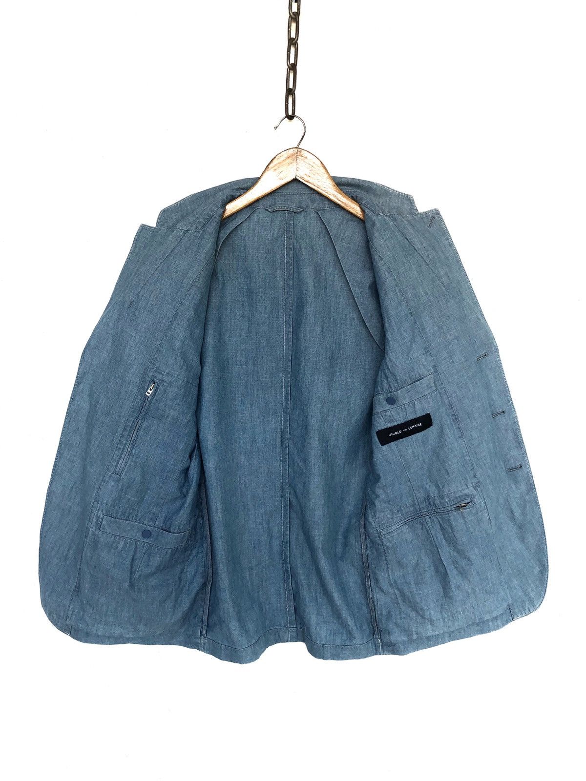 Christophe Lemaire Lemaire Linen Blend Denim Cotton Blazer Jacket Size US M / EU 48-50 / 2 - 6 Thumbnail