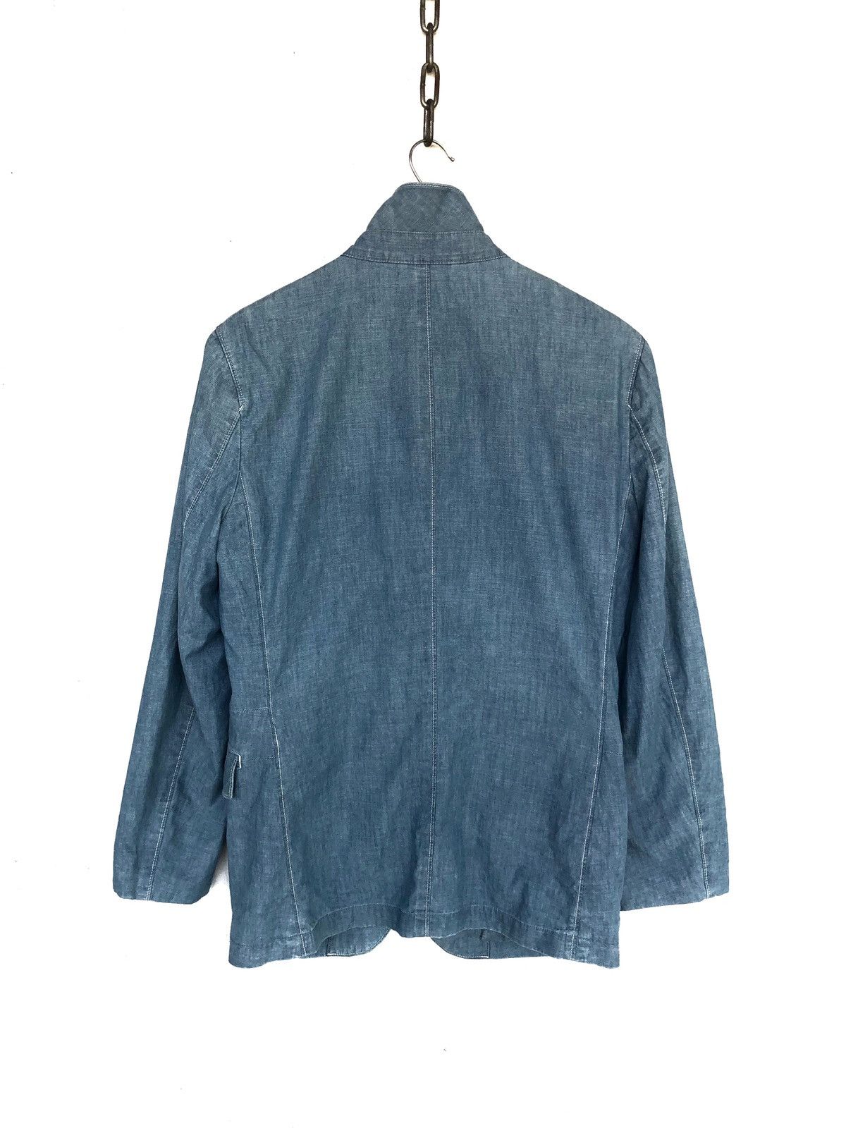Christophe Lemaire Lemaire Linen Blend Denim Cotton Blazer Jacket Size US M / EU 48-50 / 2 - 4 Thumbnail