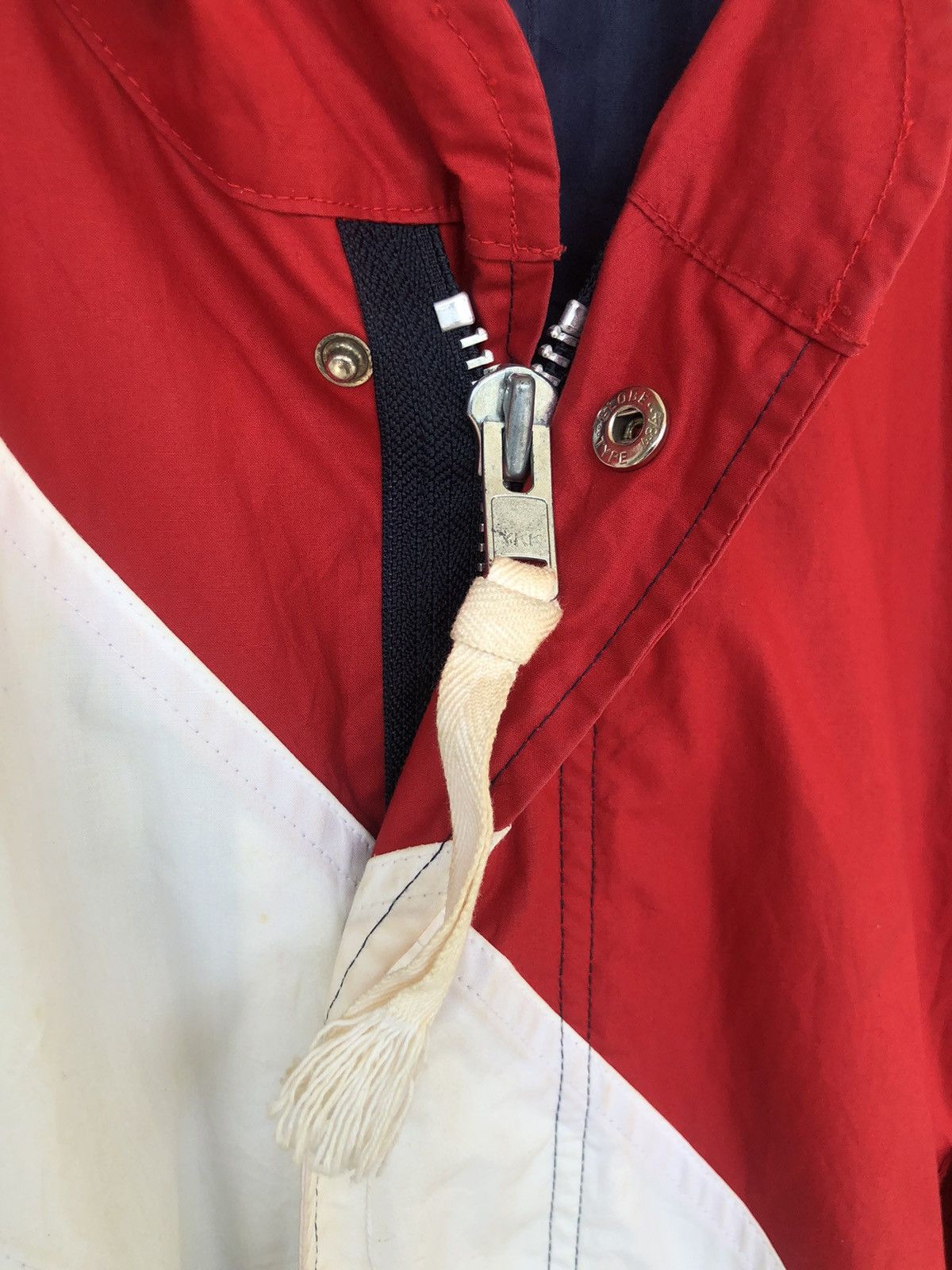 Polo Ralph Lauren 1990s Ralph Lauren Tri-Color 🇺🇸 Crest Logo Fishtail Parka Size US L / EU 52-54 / 3 - 5 Thumbnail