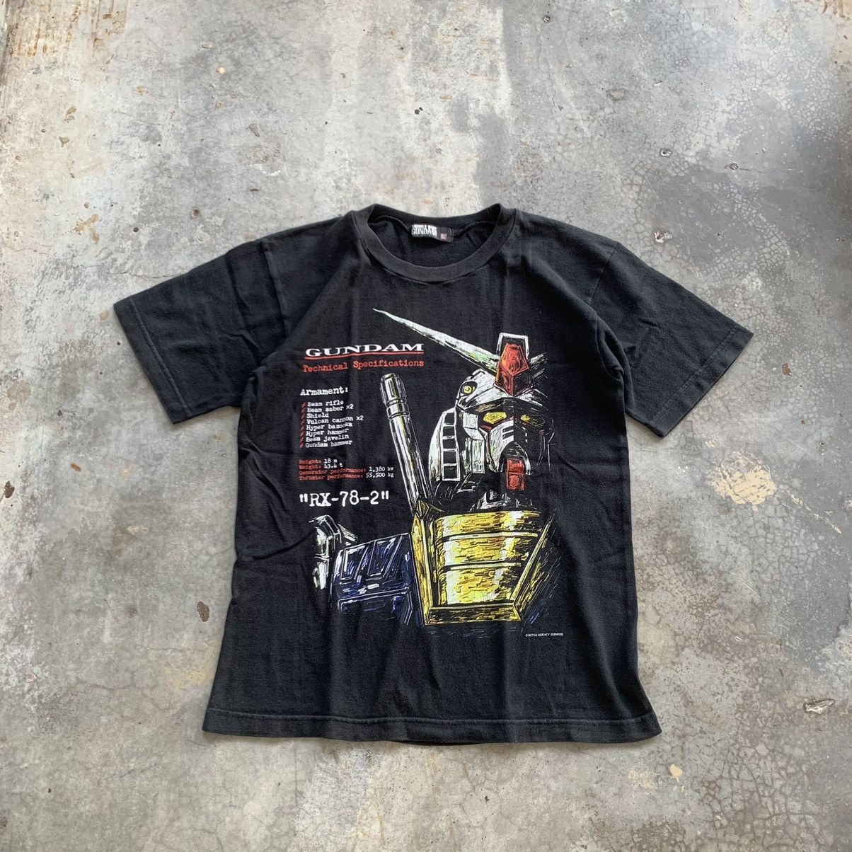 Vintage Y2K Mobile Suit Gundam RX-78-2 Gundam Tshirt