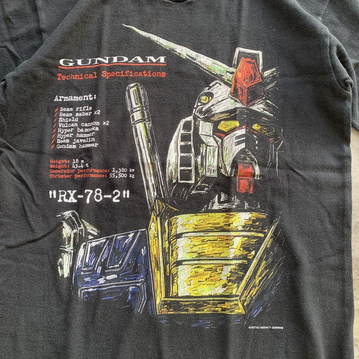 Anime × Vintage Vintage Y2K Mobile Suit Gundam RX-78-2 Gundam Tshirt Size US S / EU 44-46 / 1 - 2 Thumbnail