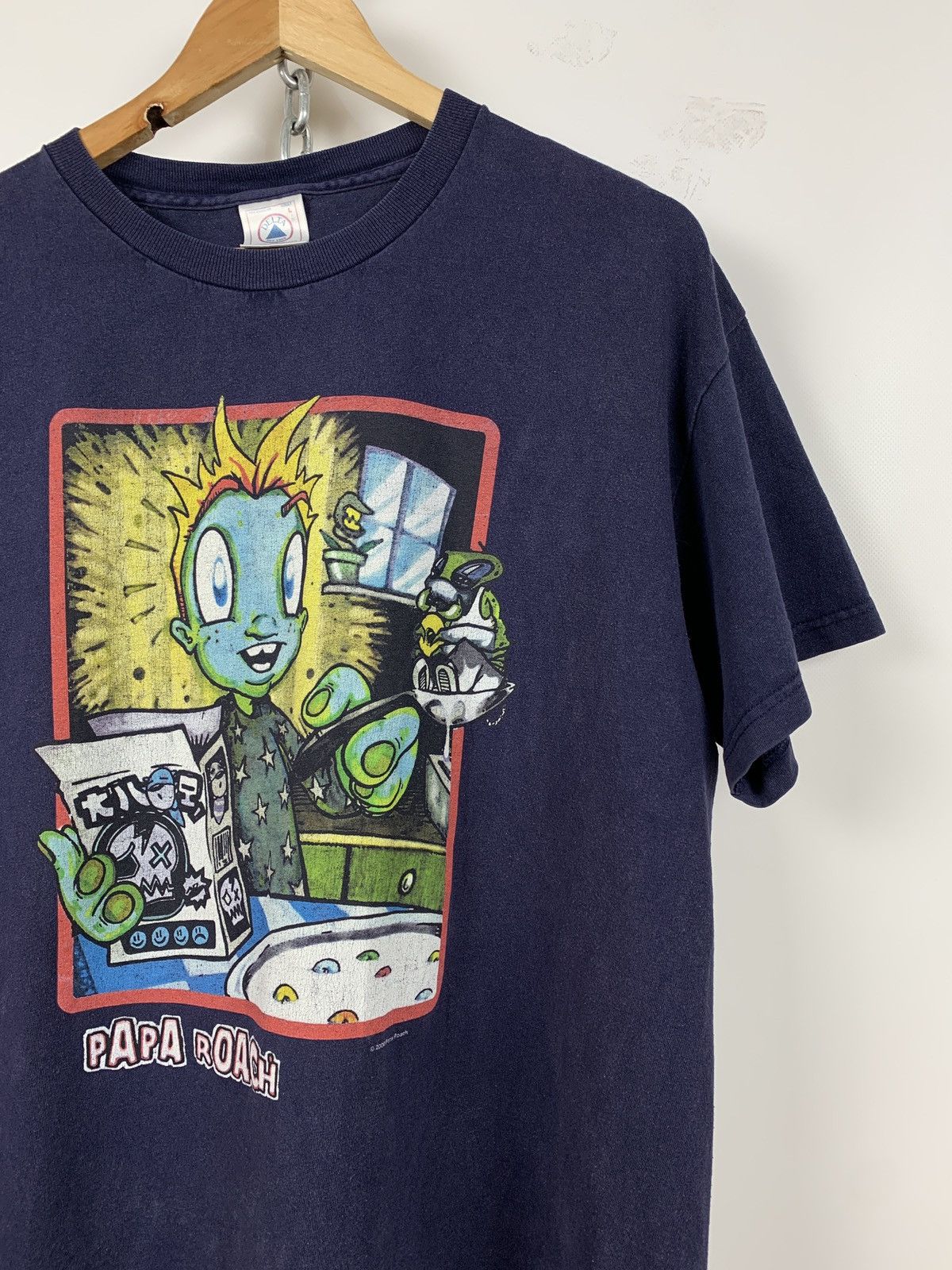 Band Tees 2000 Vintage Papa Roach Graphic Band T-Shirt Size US L / EU 52-54 / 3 - 3 Thumbnail