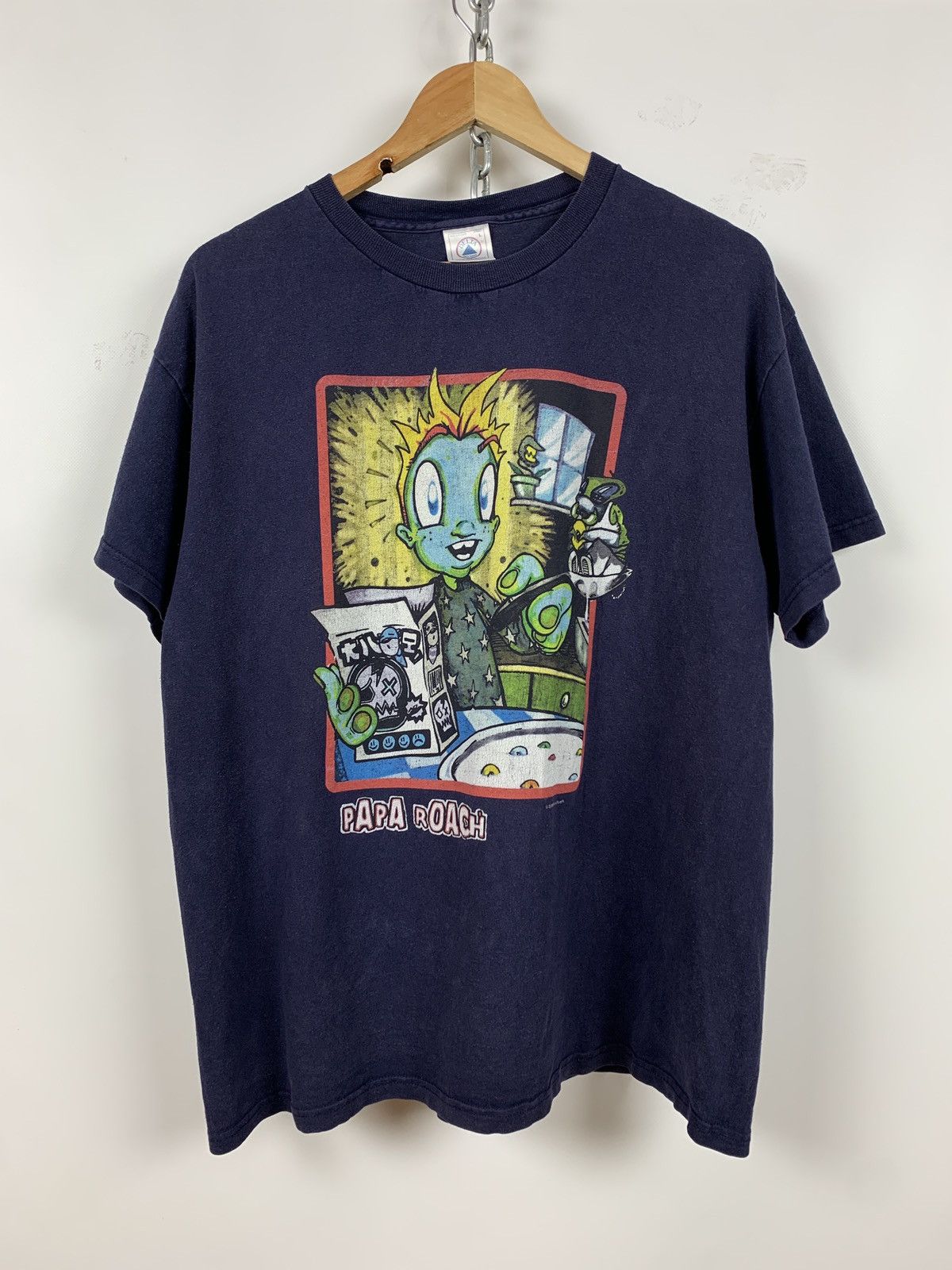 Band Tees 2000 Vintage Papa Roach Graphic Band T-Shirt Size US L / EU 52-54 / 3 - 1 Thumbnail