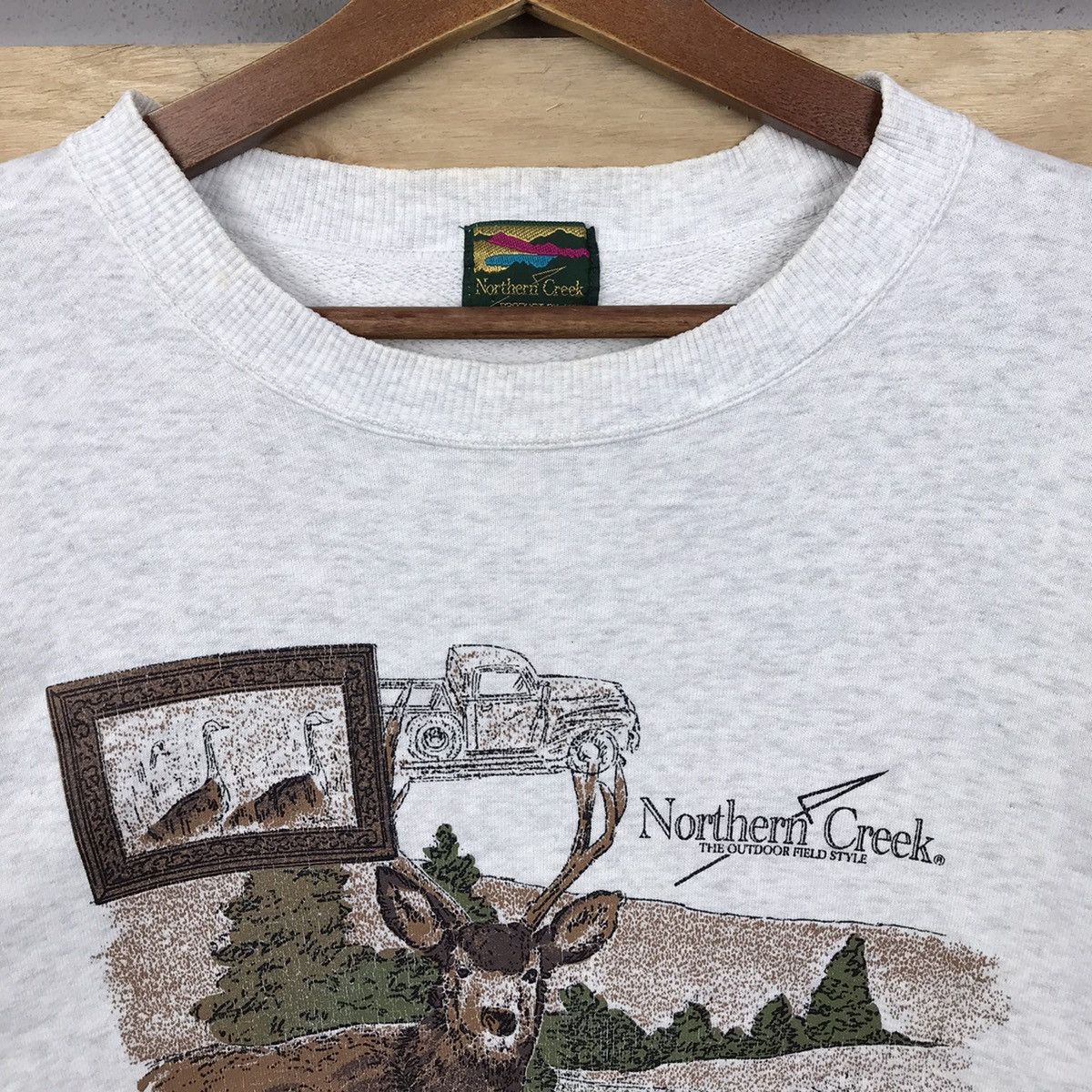Asics × Vintage Vintage Northern Creek Outdoor Field Style Sweatshirt Size US M / EU 48-50 / 2 - 2 Thumbnail
