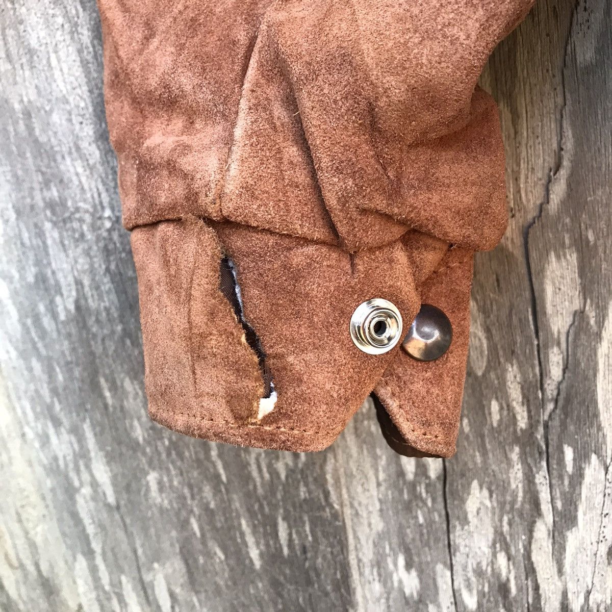 Sears Vintage 70’s The Leather Shop Sears Sherpa Jacket Suede Size US M / EU 48-50 / 2 - 3 Thumbnail