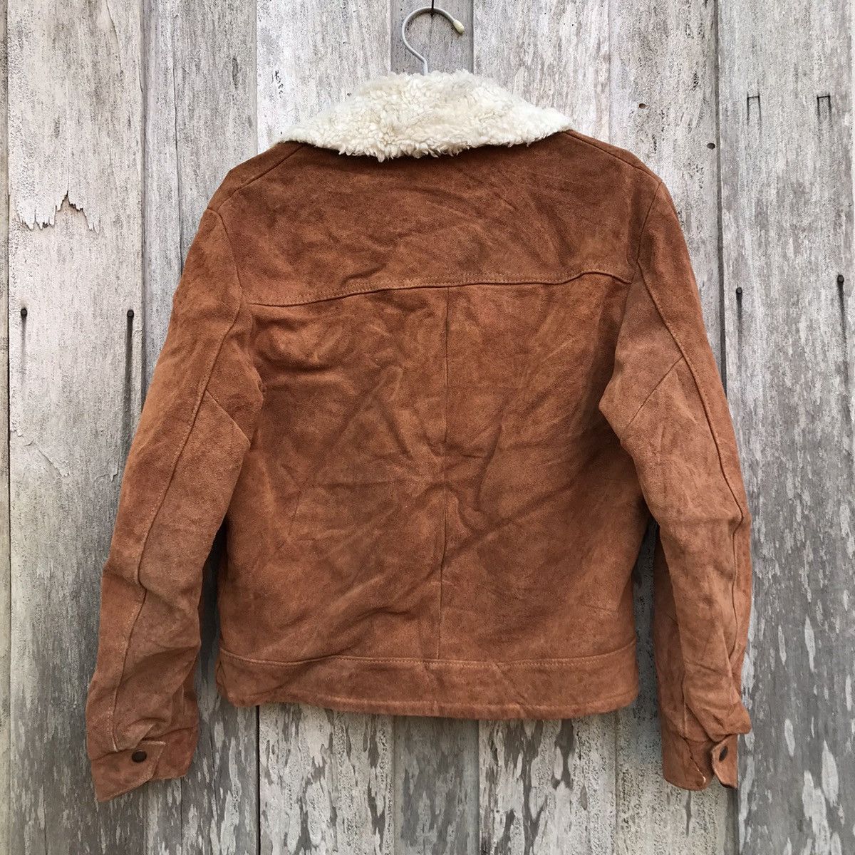 Sears Vintage 70’s The Leather Shop Sears Sherpa Jacket Suede Size US M / EU 48-50 / 2 - 10 Thumbnail