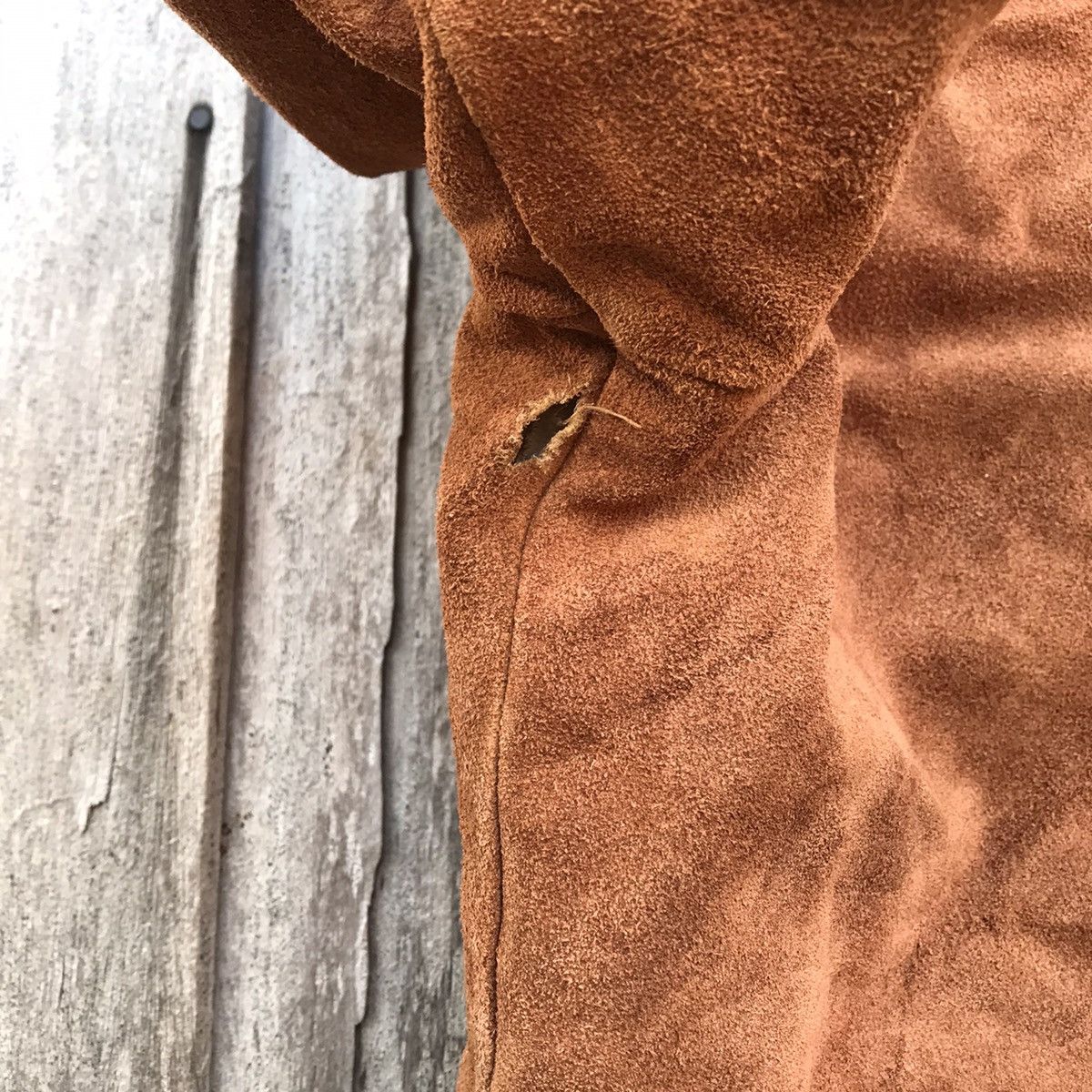 Sears Vintage 70’s The Leather Shop Sears Sherpa Jacket Suede Size US M / EU 48-50 / 2 - 9 Thumbnail