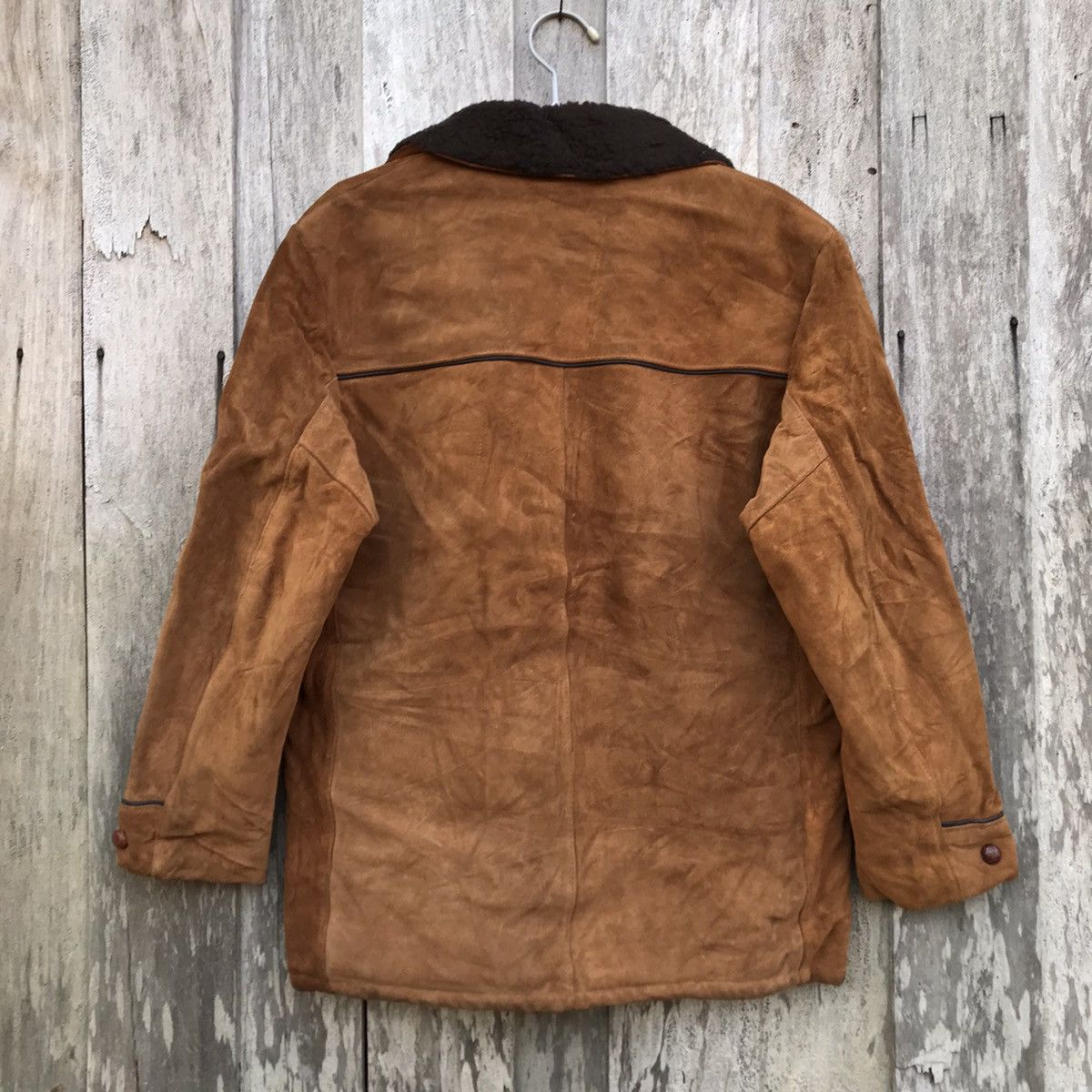 Schott Vintage Schott N.Y.C Suede Leather Jacket Size US L / EU 52-54 / 3 - 12 Thumbnail