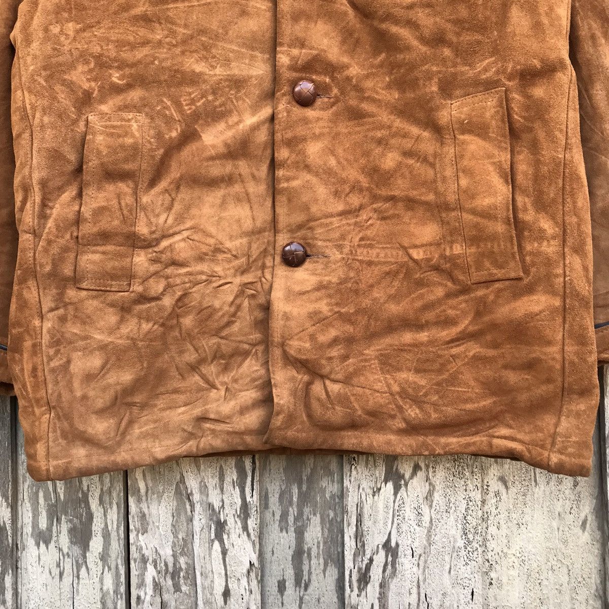 Schott Vintage Schott N.Y.C Suede Leather Jacket Size US L / EU 52-54 / 3 - 6 Thumbnail