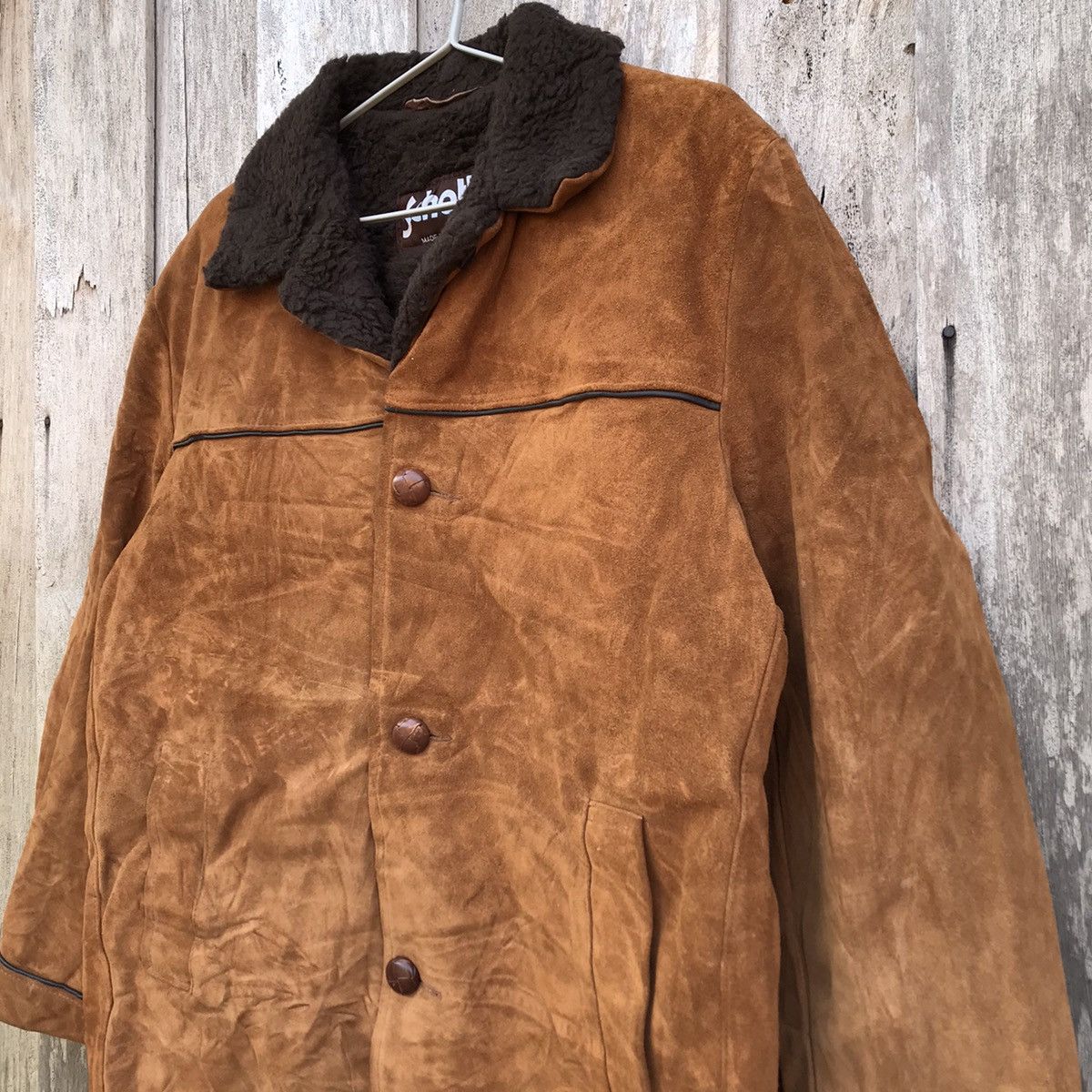 Schott Vintage Schott N.Y.C Suede Leather Jacket Size US L / EU 52-54 / 3 - 3 Thumbnail