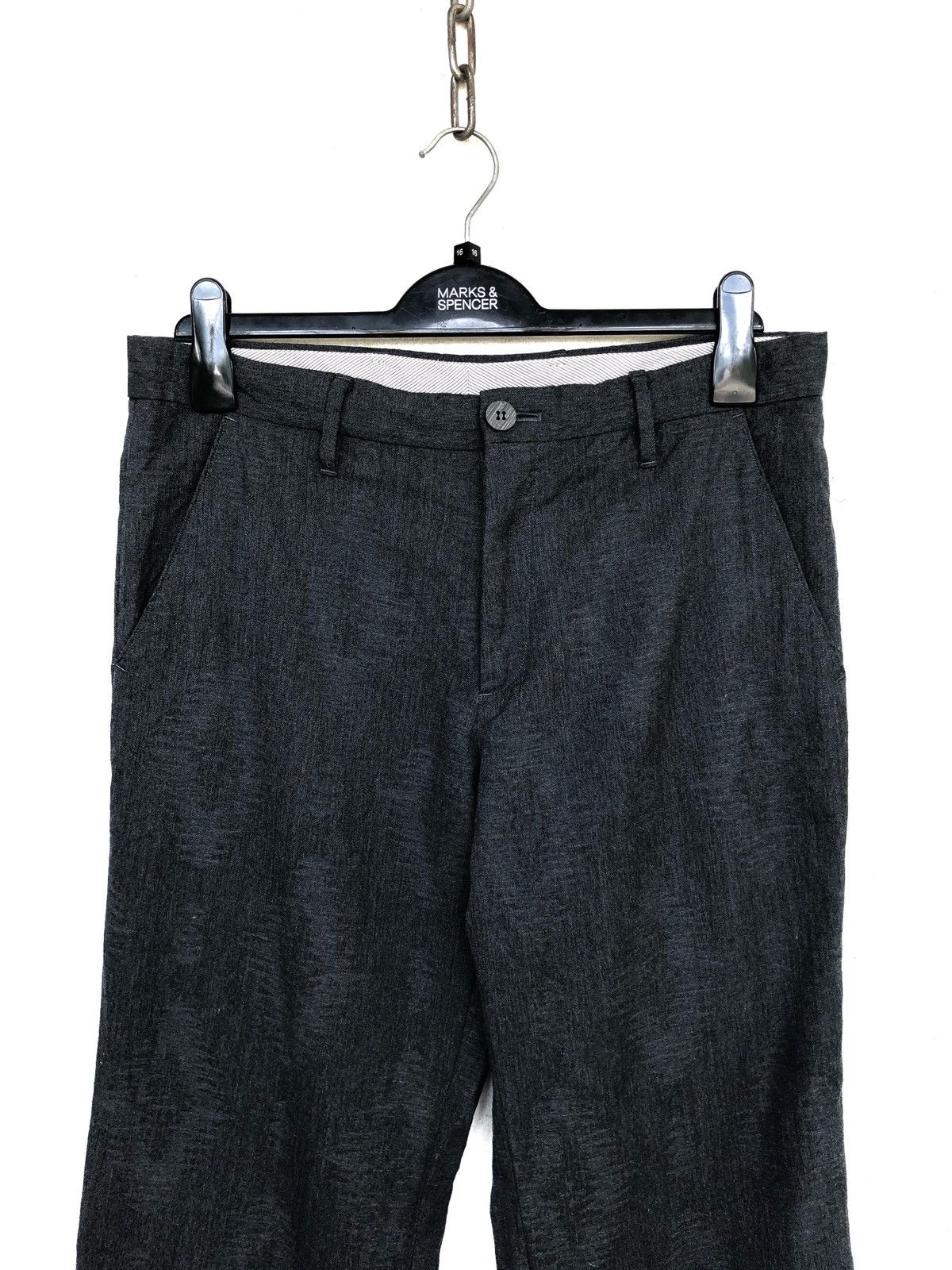 Eototo AW11 EOTOTO 🇯🇵 Native Navajo Grey Wool Pants Size US 34 / EU 50 - 1 Thumbnail