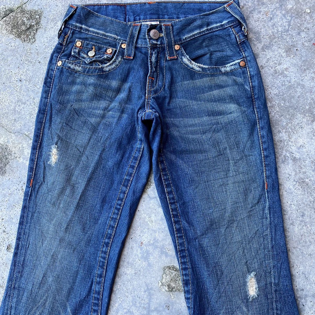 Japanese Brand × True Religion Vintage True Religion Joey Flare Jeans Size 28" / US 6 / IT 42 - 6 Thumbnail