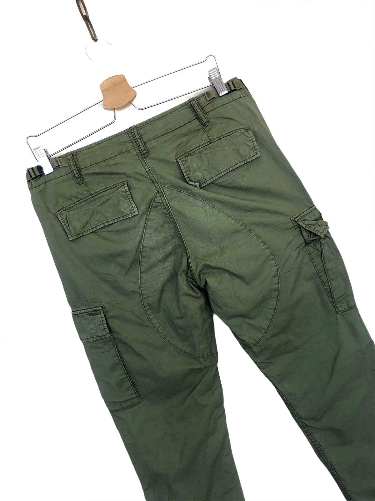 Denim & Supply Ralph Lauren GRAIL🔥RL 🇺🇸 🇬🇧 Flag Logo Military Cargo Combat Pants Size US 32 / EU 48 - 6 Thumbnail