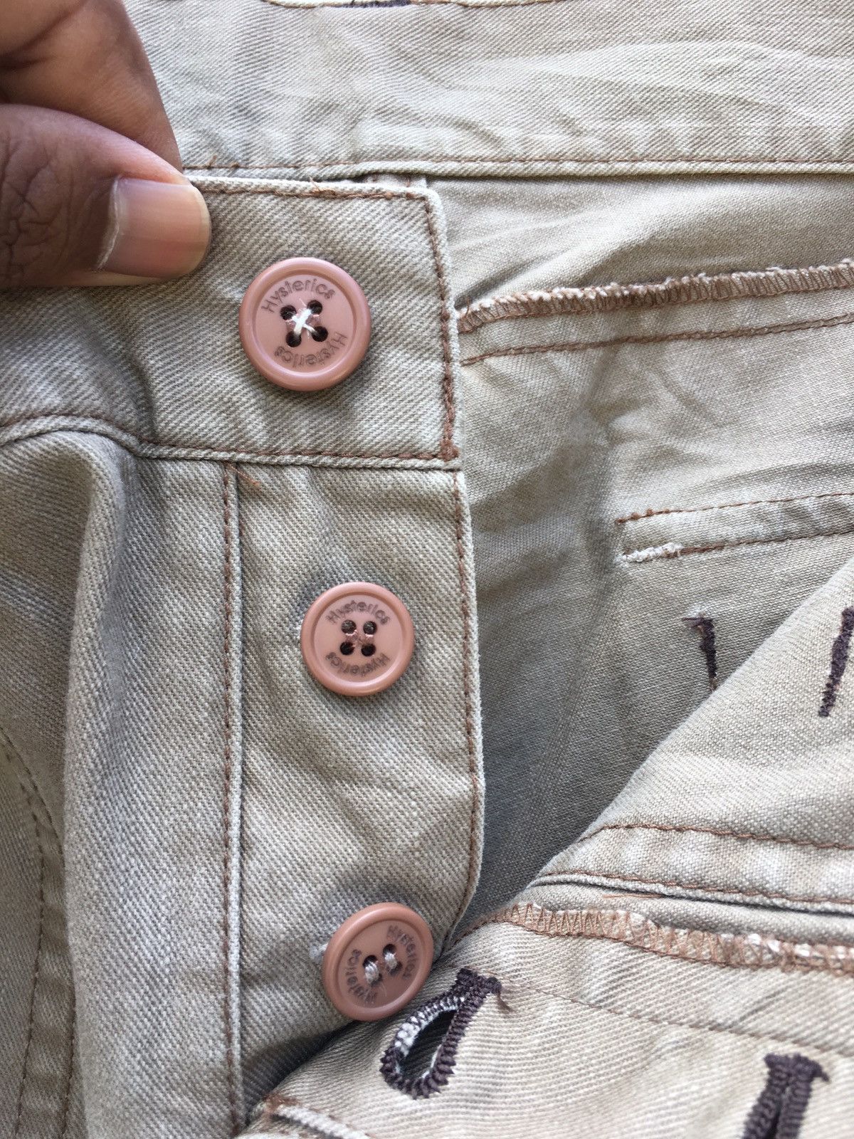 Hysteric Glamour Rare Hysteric Glamour Khakis Cargo Pants Size US 30 / EU 46 - 16 Thumbnail