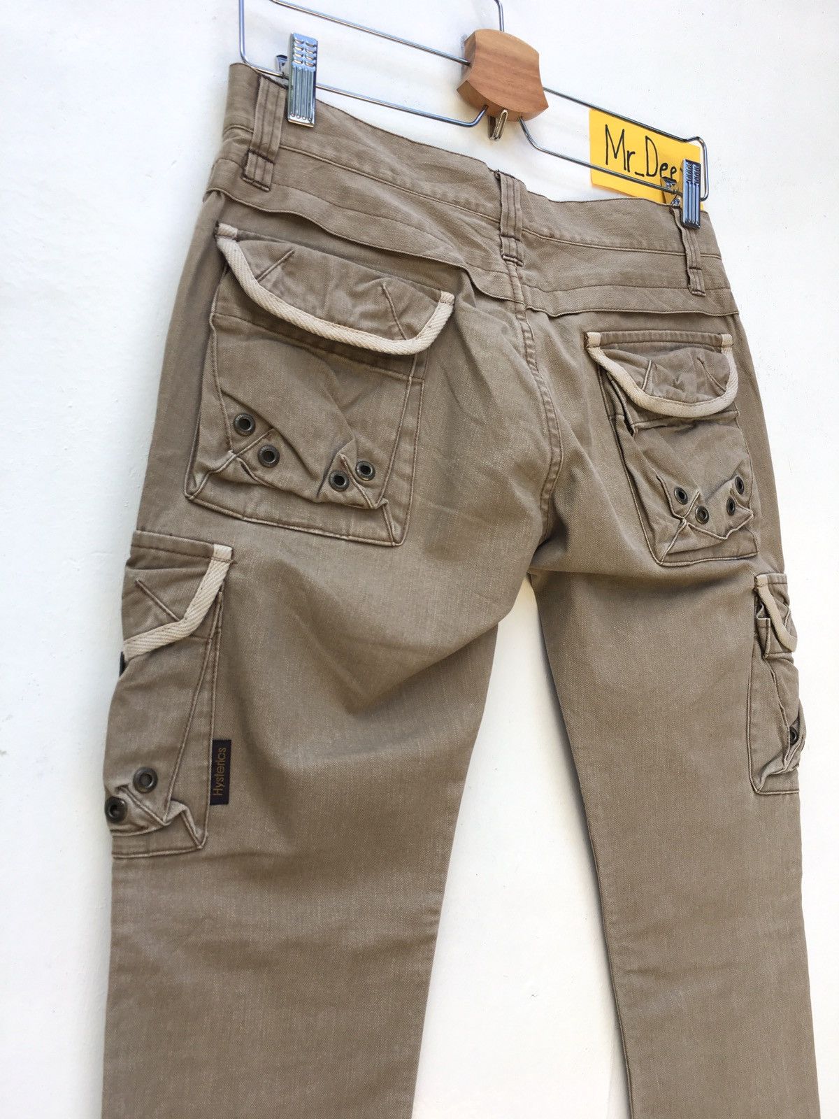 HYSTERIC GLAMOUR PANTS SIZE: S 22SS 6 POCKET BACK SATIN M-65