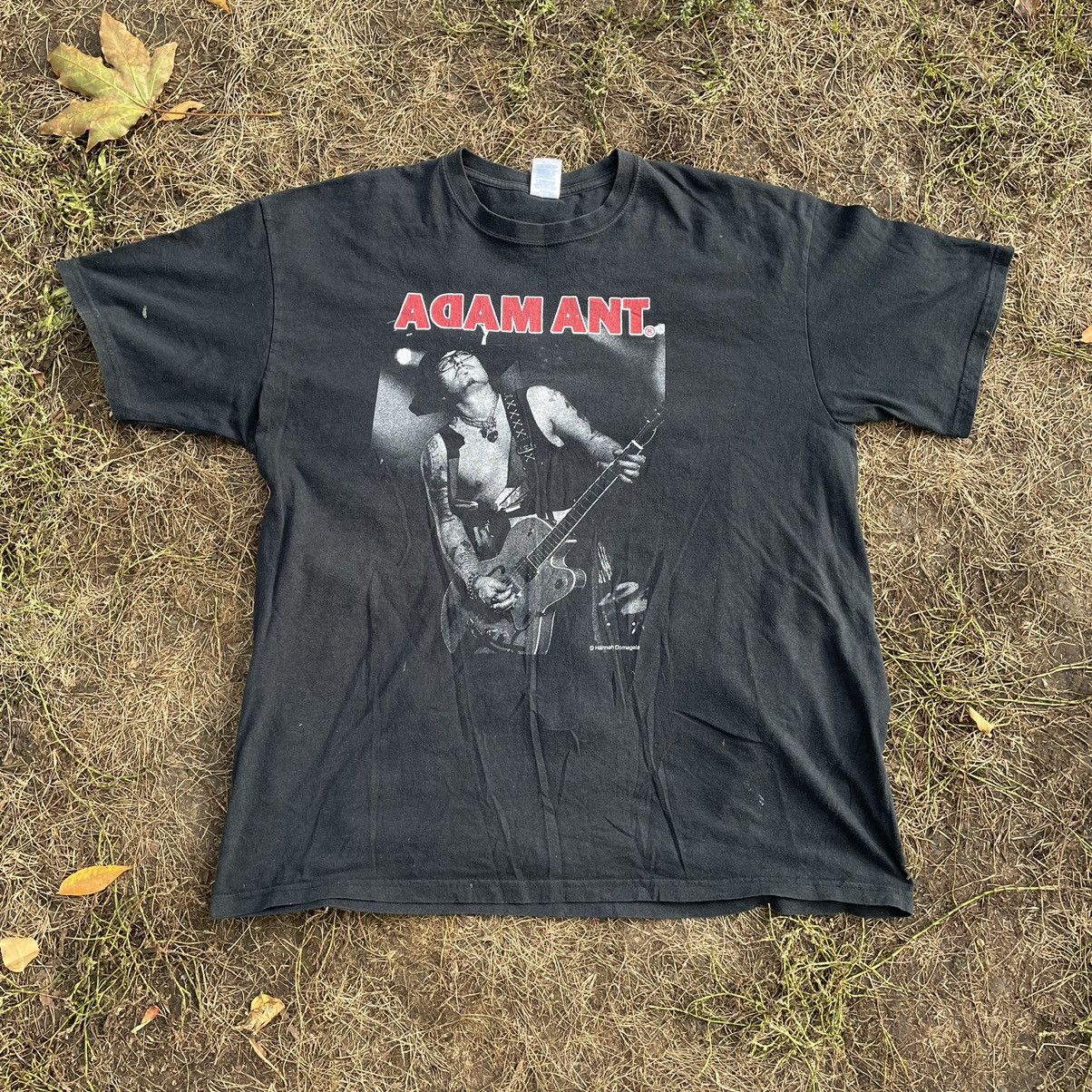 Vintage Vintage 80s Adam Ant Band Tee Sun Faded Punk Graphic Boxy L Size US L / EU 52-54 / 3 - 1 Thumbnail