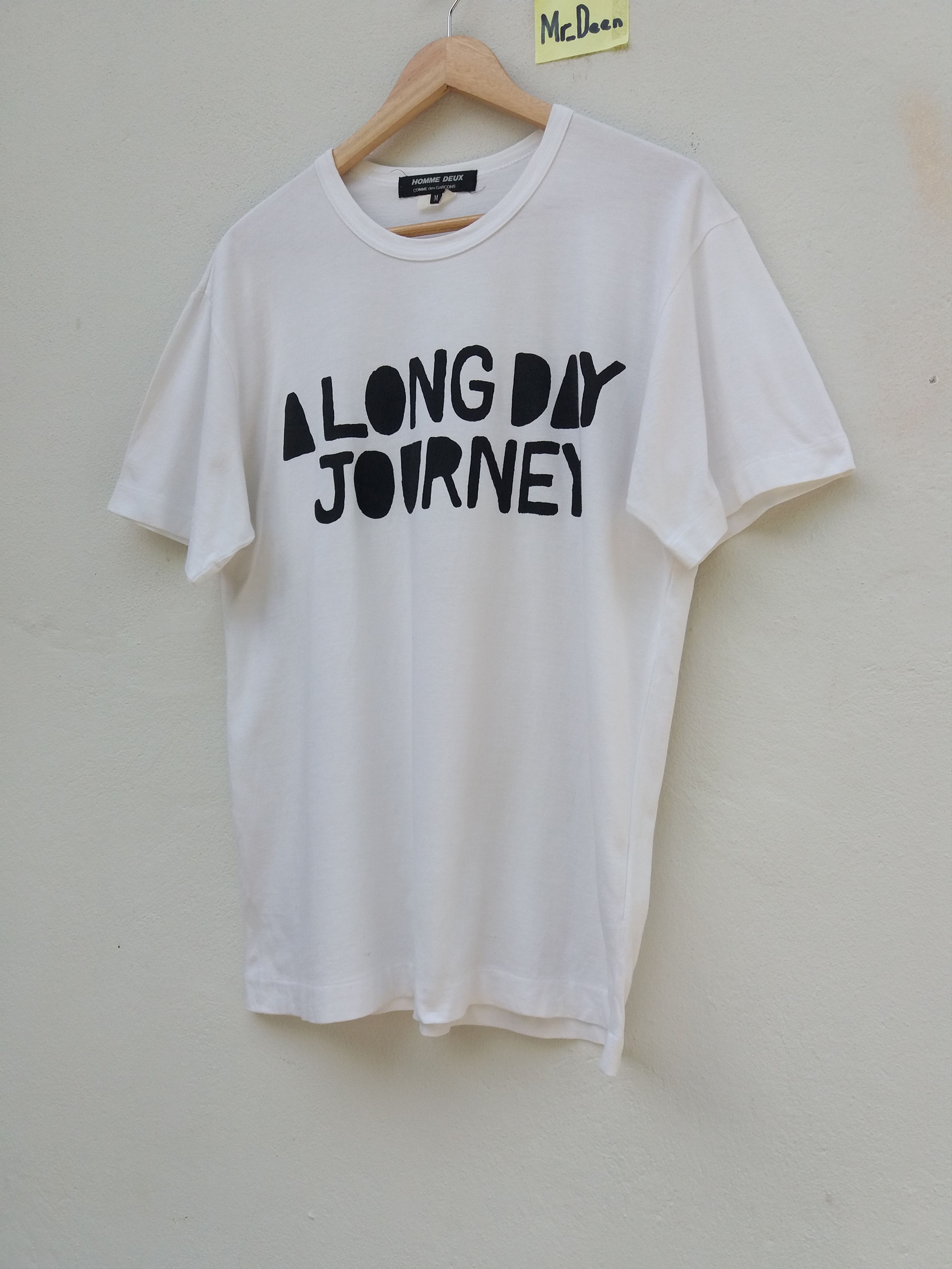 Comme des Garcons Rare CDG Comme Des Garcons Homme Deux Tee White Size US M / EU 48-50 / 2 - 2 Thumbnail