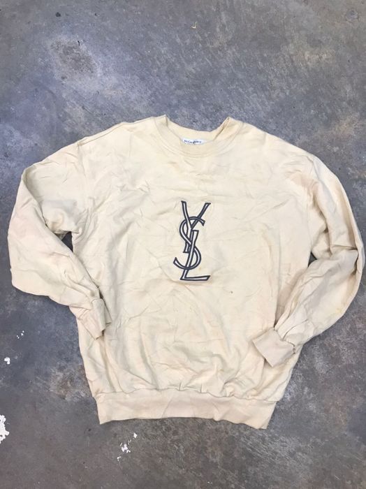 Vintage Vintage YSL Big Logo Sweatshirt Grailed