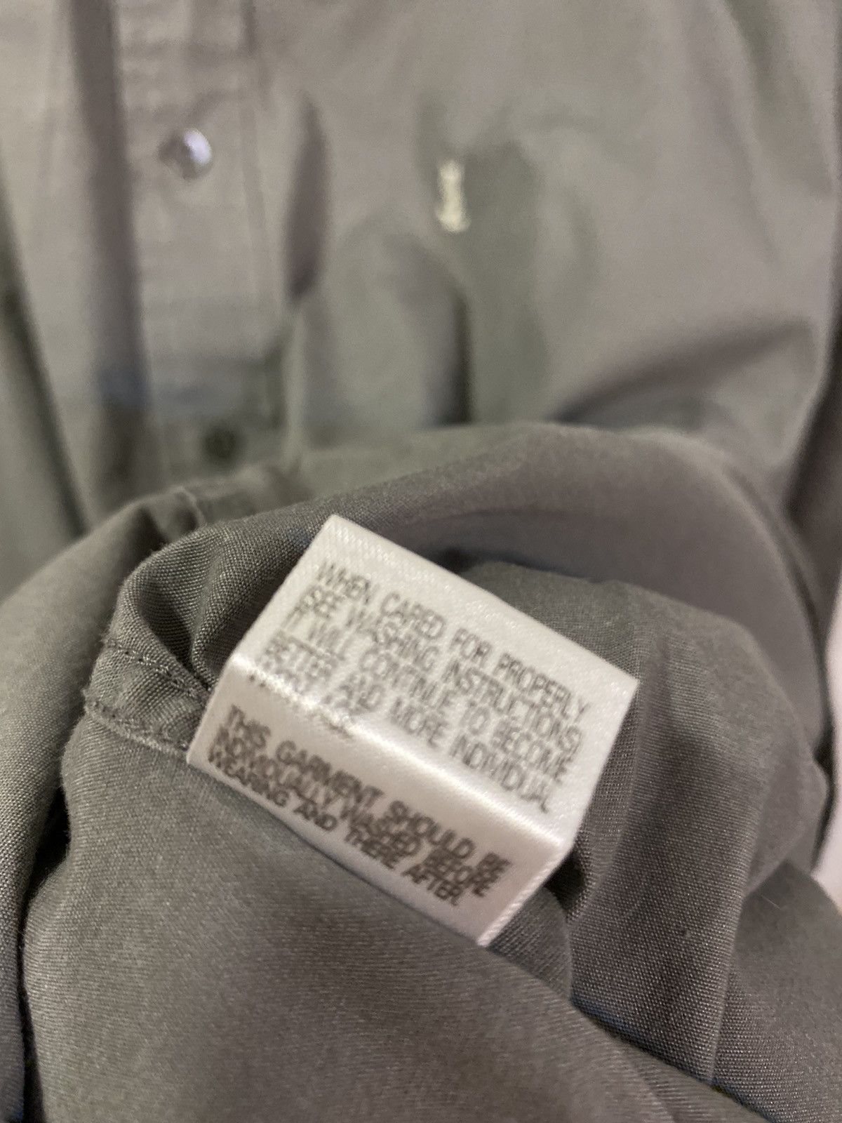 Yves Saint Laurent Cotton YSL Shirt Grey Yves Saint Laurent shirt Size US L / EU 52-54 / 3 - 16 Thumbnail